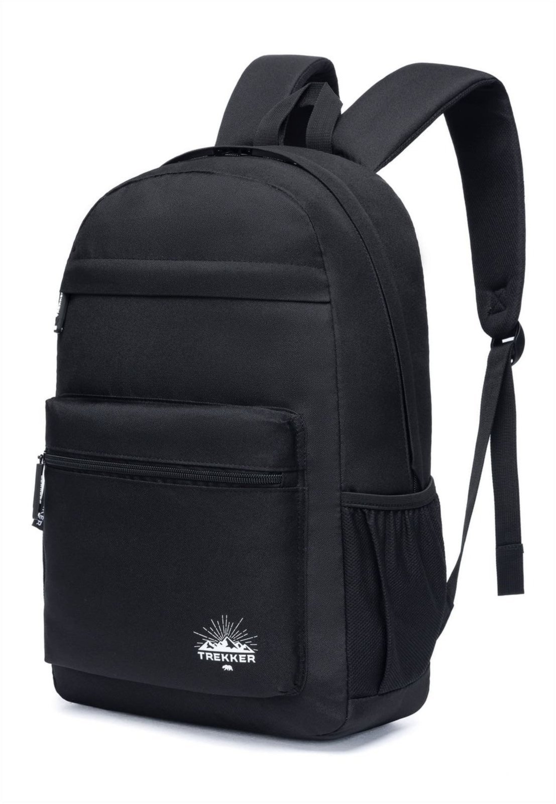 Vista 3 Mochila Casual Escolar Dia A Dia Reforçada Escolar Espaçosa TREKKER preto TREKKER preto