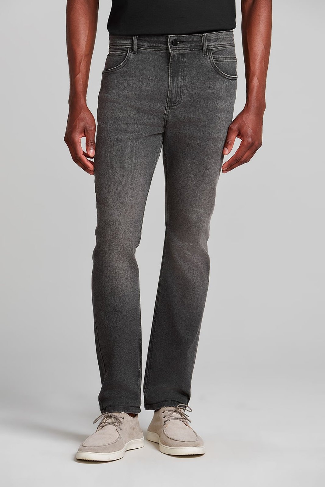HIGHSTIL Calça Jeans Slim Fit - Lavagem Black