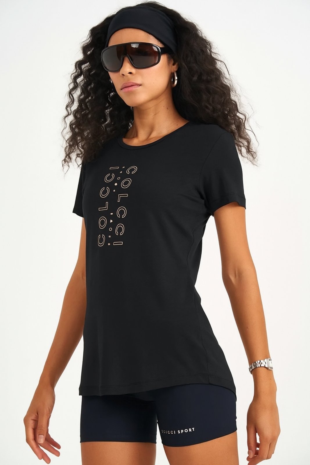 Blusa Colcci Slim Preta