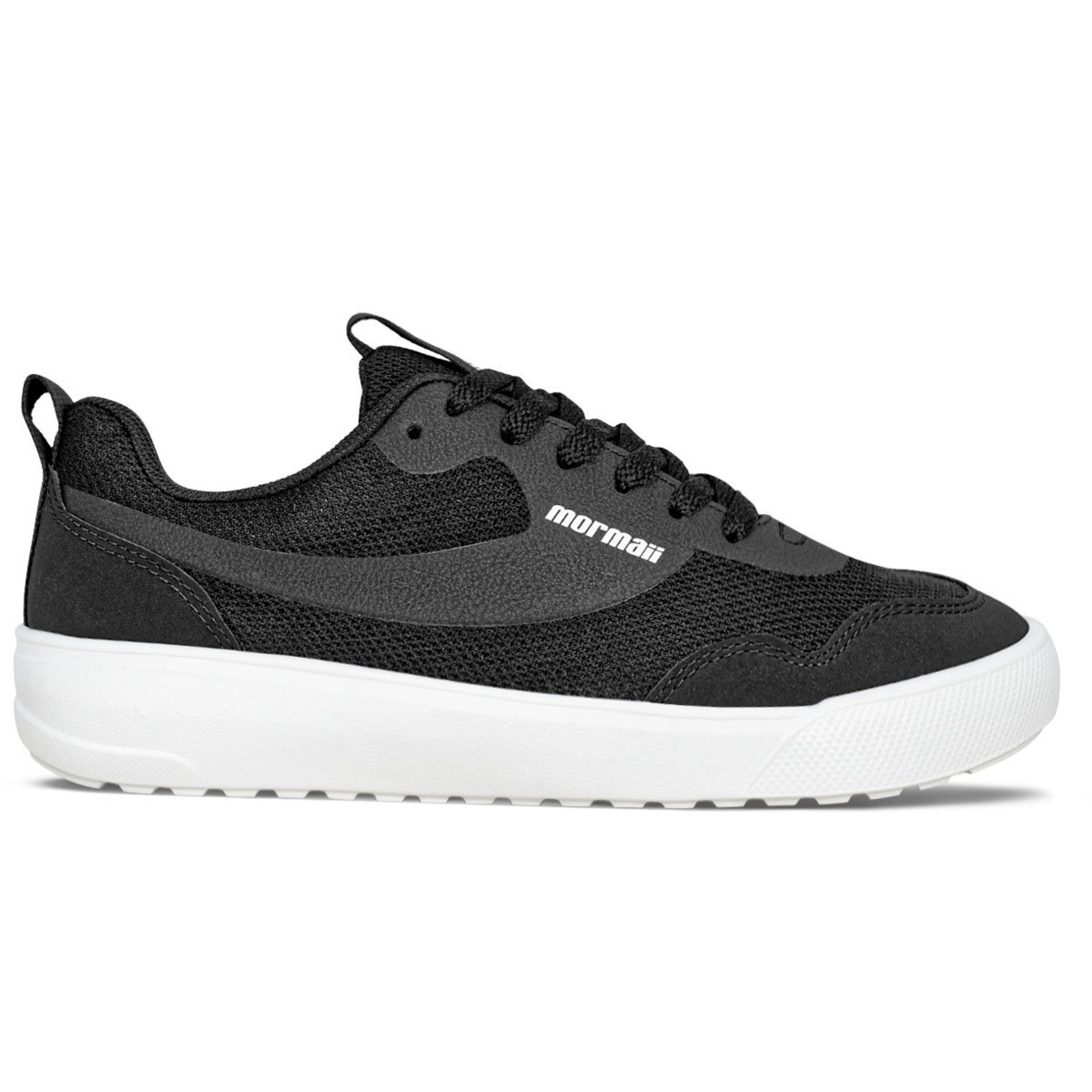 Tênis Mormaii Flexer Black White Unissex | Preto Branco