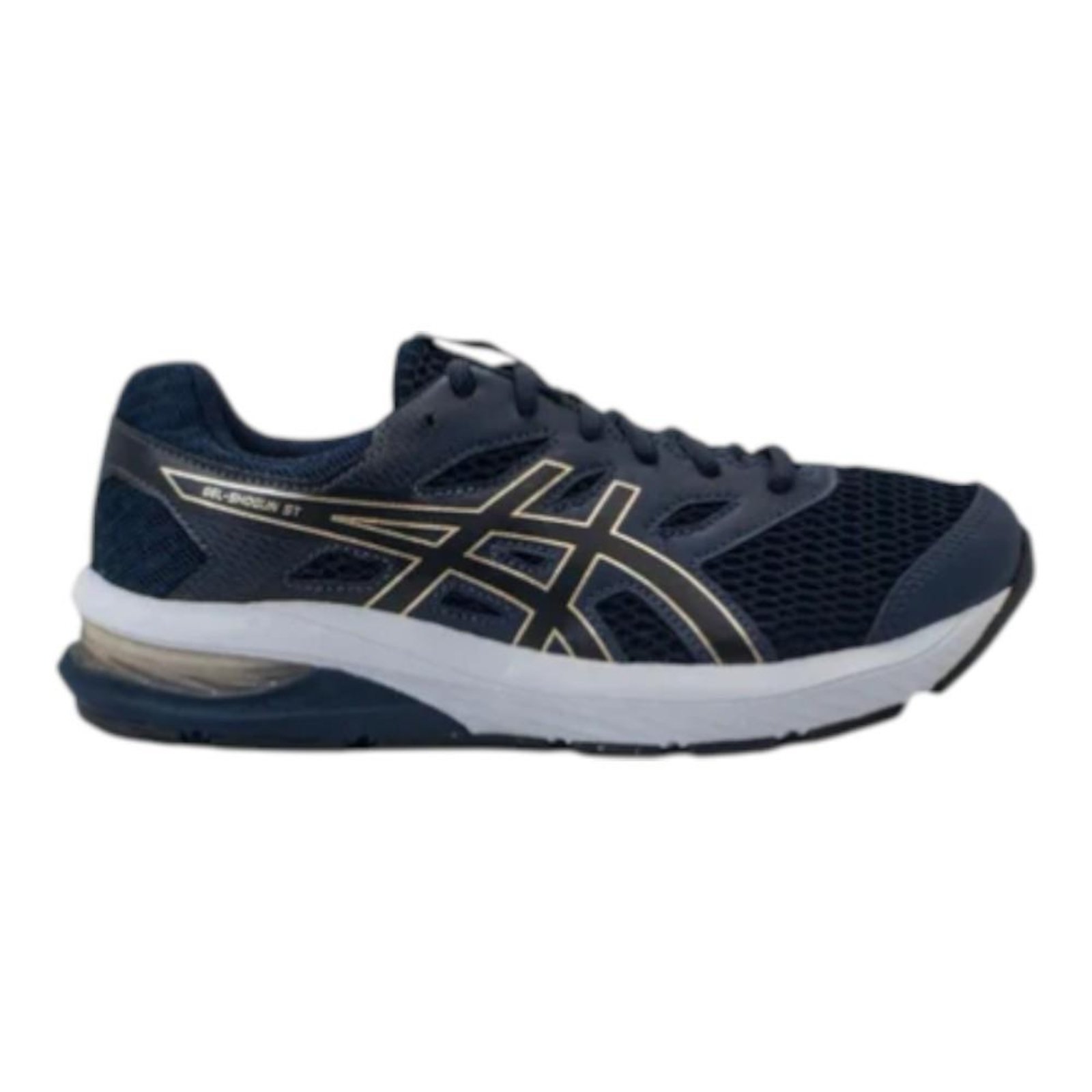 Vista 2 Tênis Asics Gel Shogun St Feminino Marinho azul ASICS azul