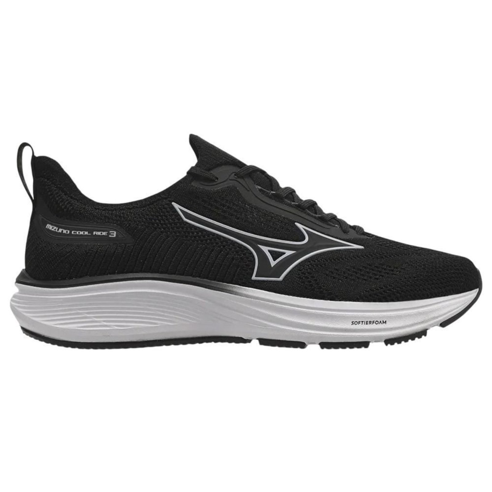 Tênis Mizuno Cool Ride 3 Unissex - Preto - Mizuno