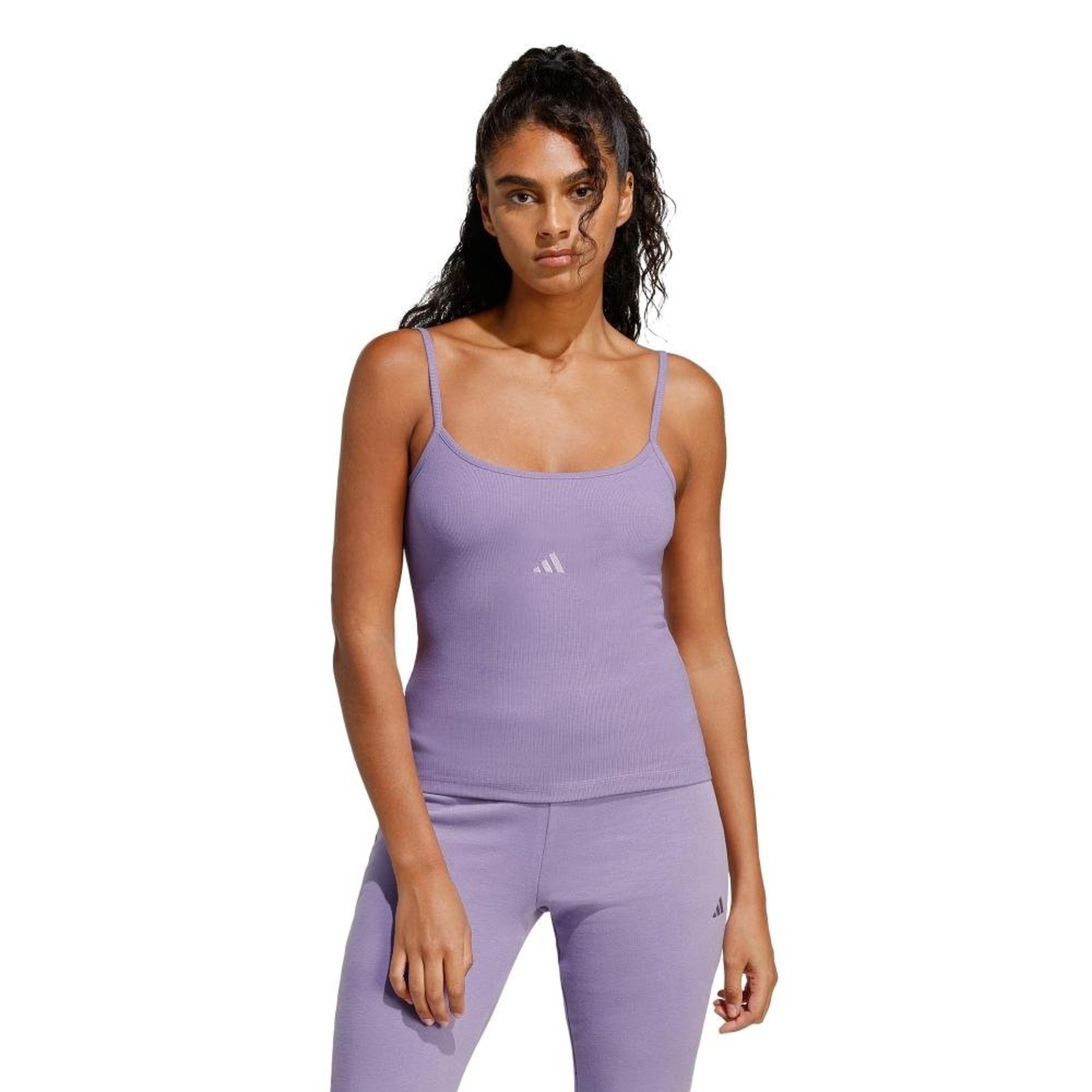 Top Canelado Seasonal Essentials adidas Sportswear Roxo