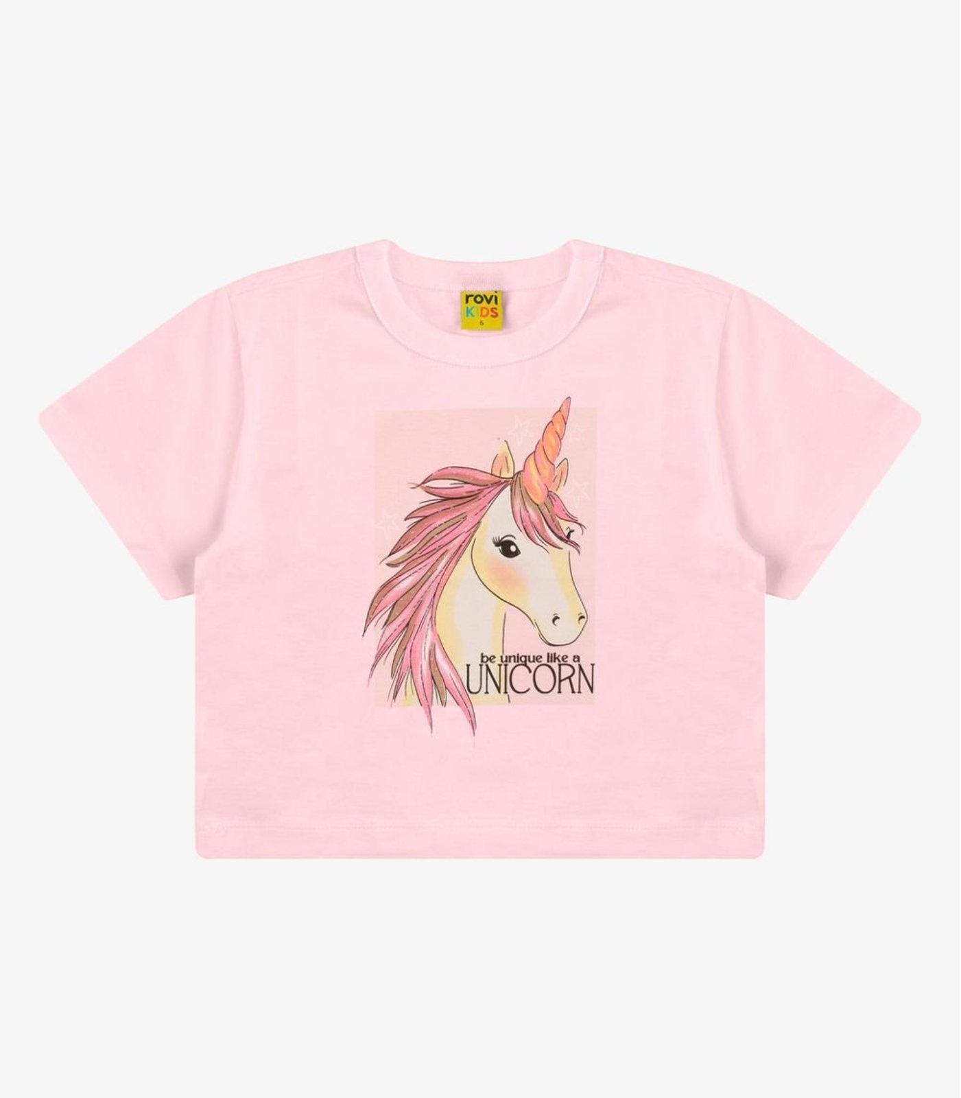 Vista 2 Infantil - Blusa Meia Malha Menina Rovi Rovitex Kids bege Rovitex Kids bege