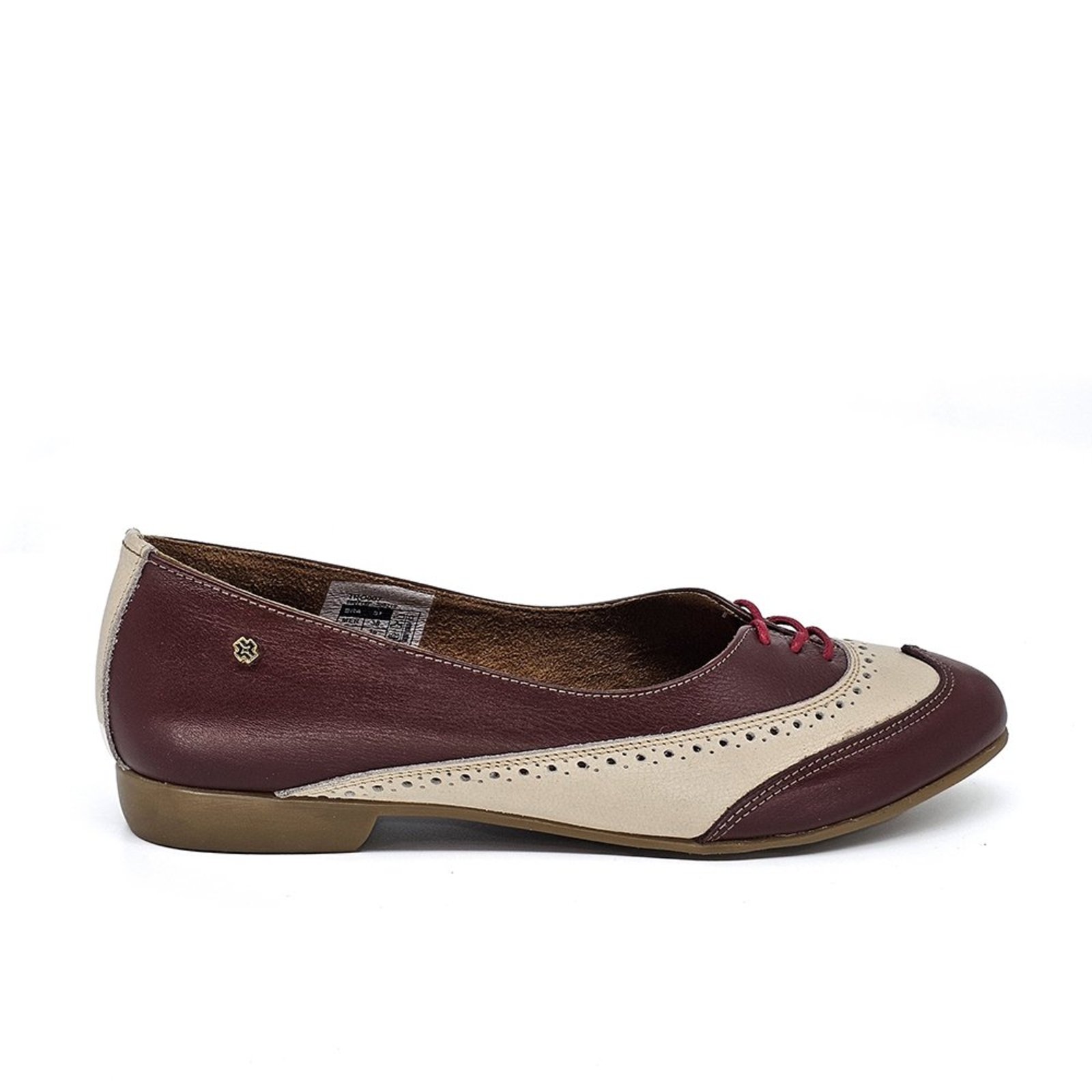 TRO007 MOCASSIM AMARRAR TROIAN - COURO CFT WINE/CFT OFF.W LUSTRO