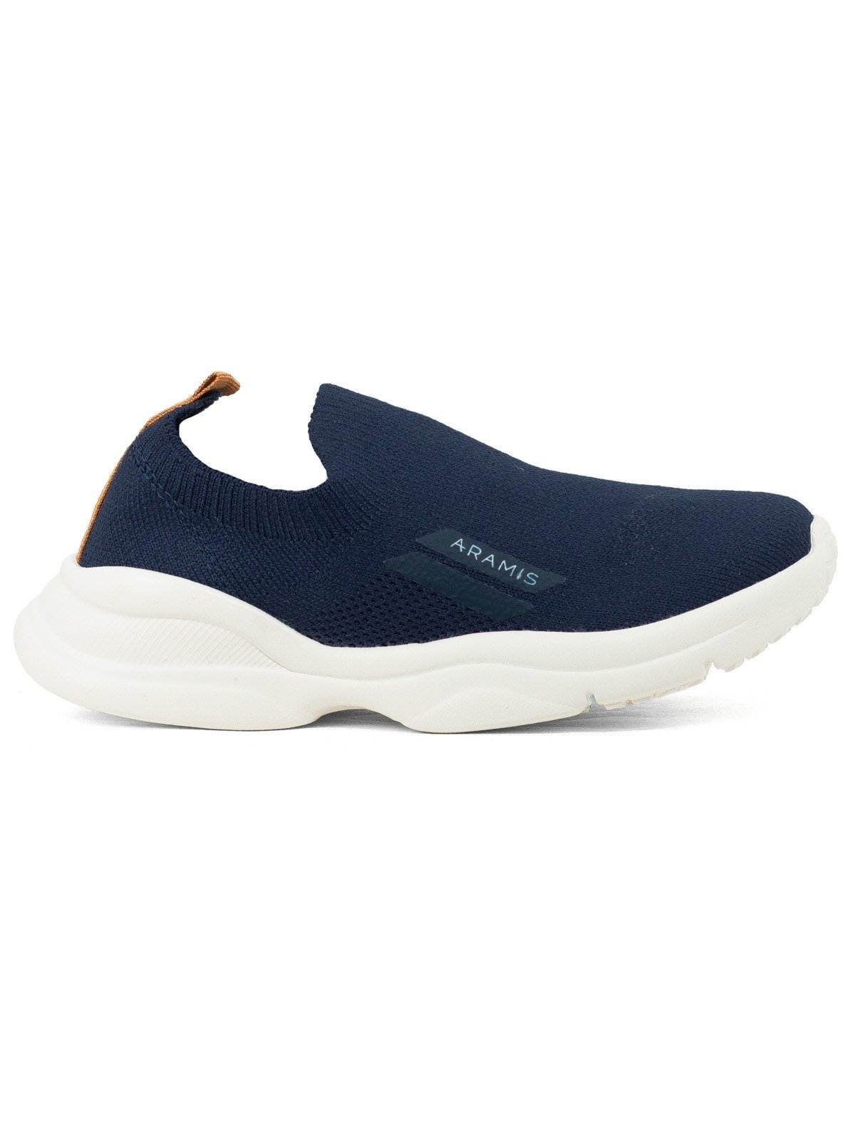 Tênis Aramis Next Casual Grand Luxe Knit Elástico Confortável Flexível Antiderrapante Azul Marinho