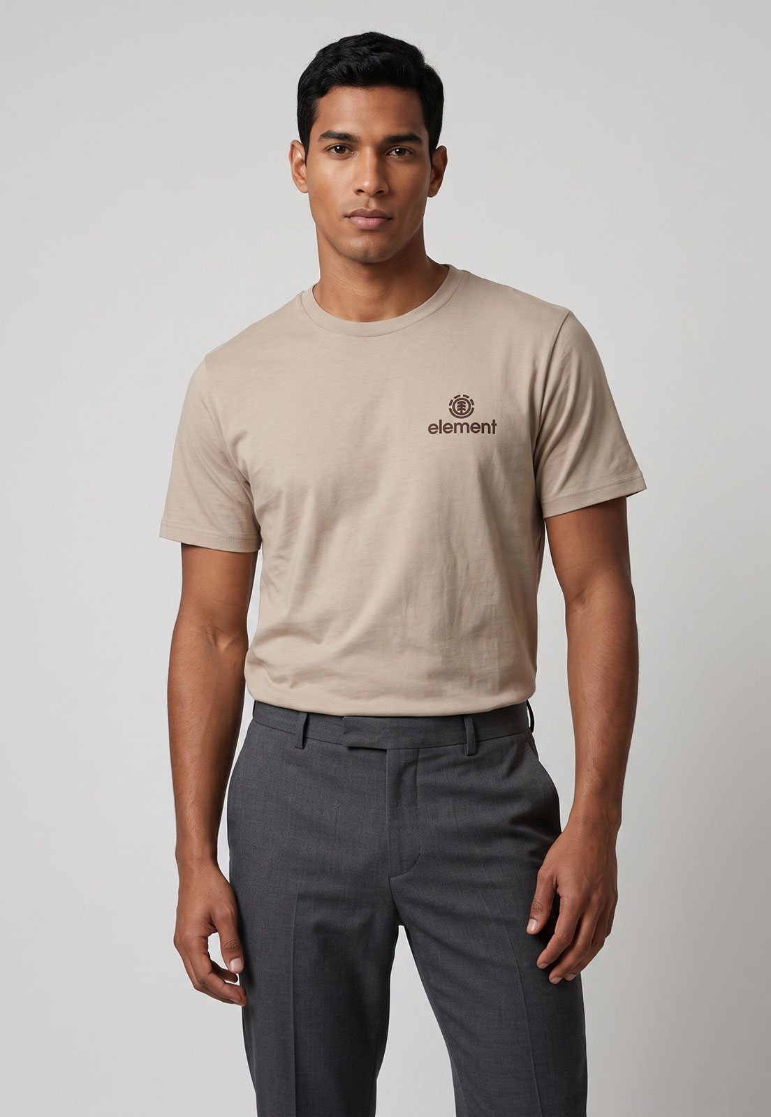 Camiseta Masculina Element Peaks Bege