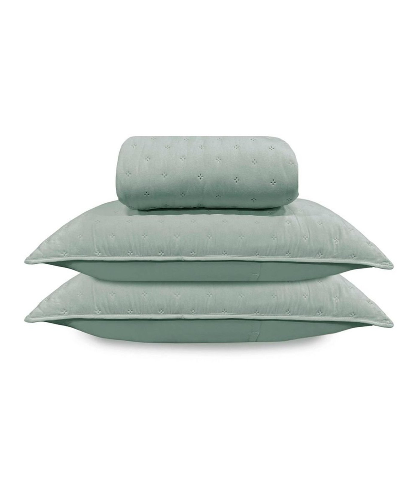 Cobre Leito Queen Soft Dream Vivaldi Verde