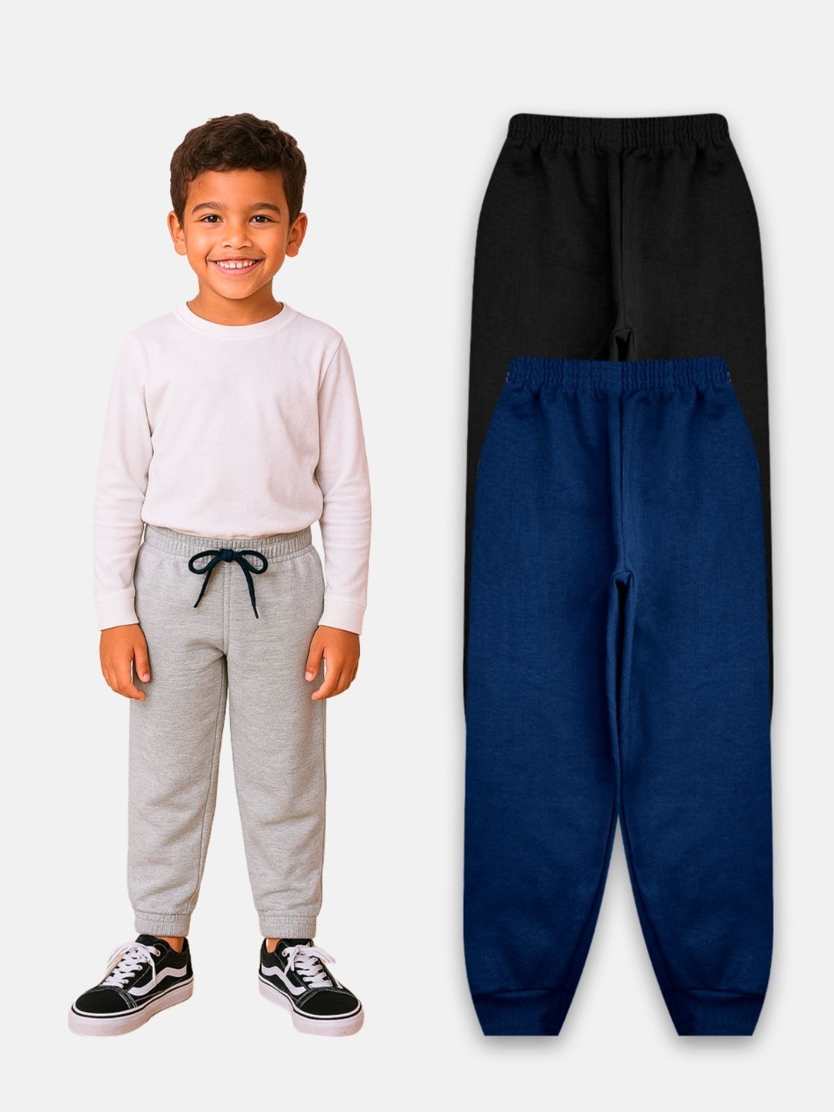 Infantil - Kit 3 Calça Moletom Peluciado Menino