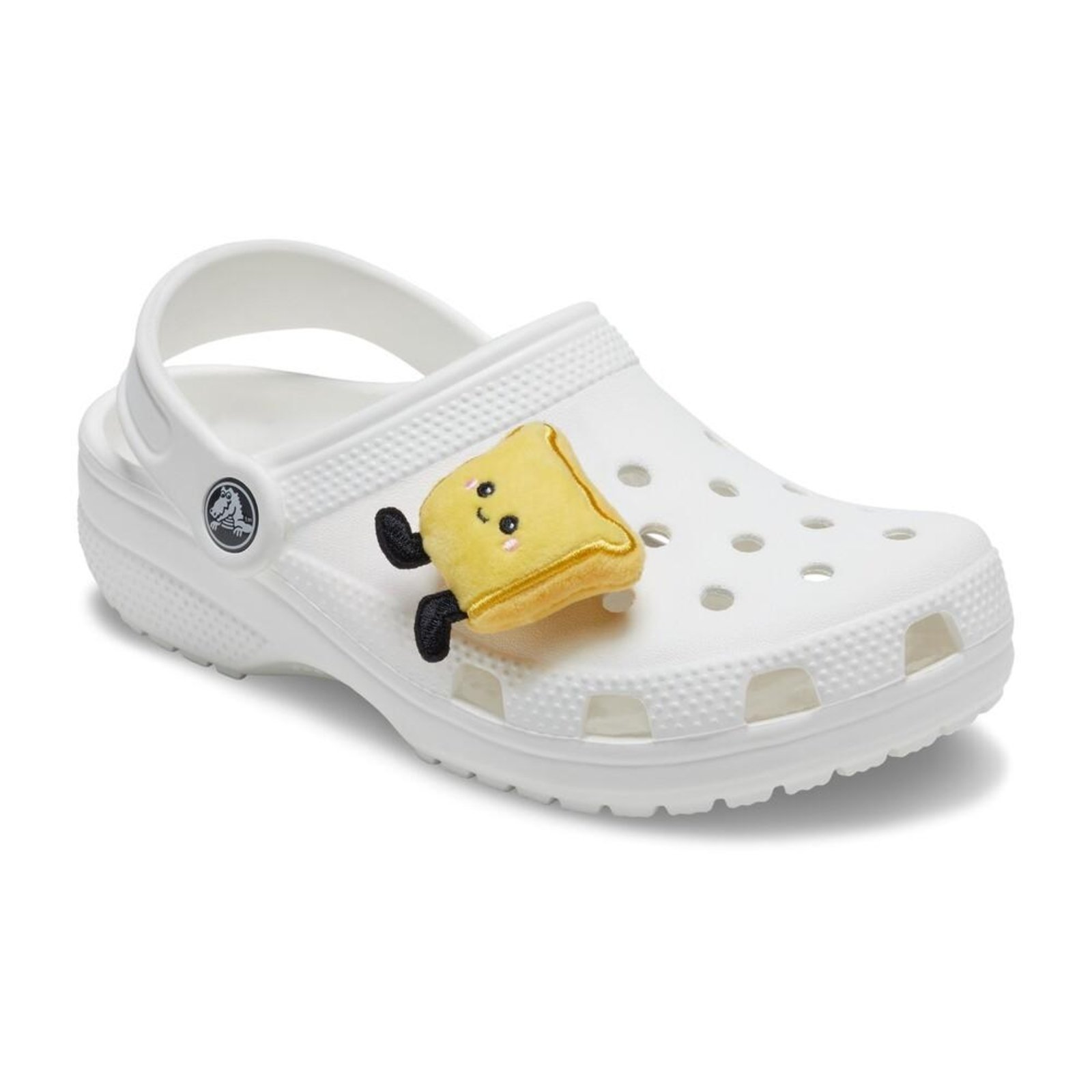 Vista 3 Infantil - Jibbitz™ Torrada Plush Crocs branco