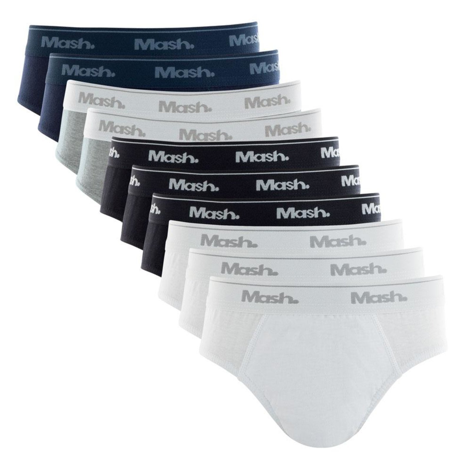 Kit 10 Cuecas Slip Mash