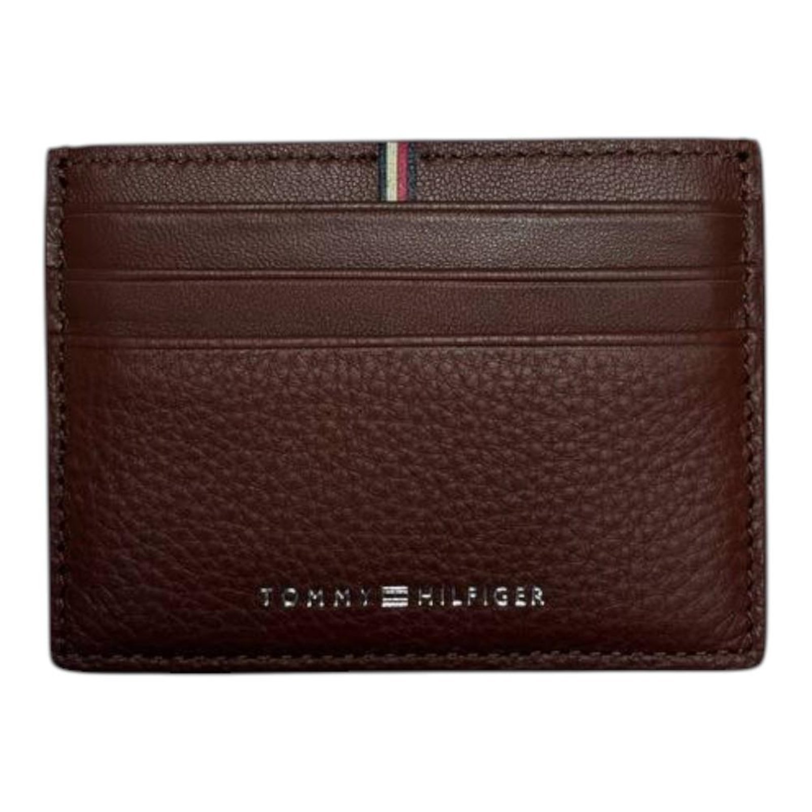 Vista 2 Carteira Tommy Hilfiger Corp Cc Holder Masculino Couro preto Tommy Hilfiger preto