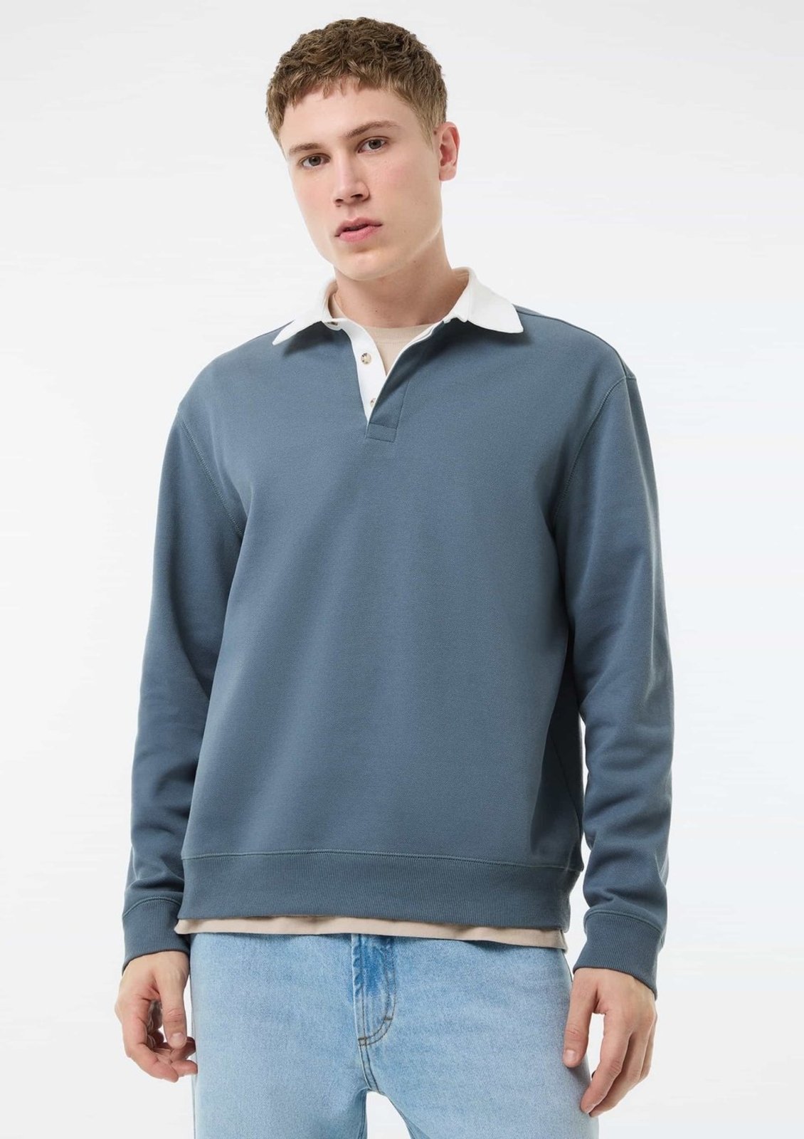 Blusão Masculino Polo Em Algodão Hering