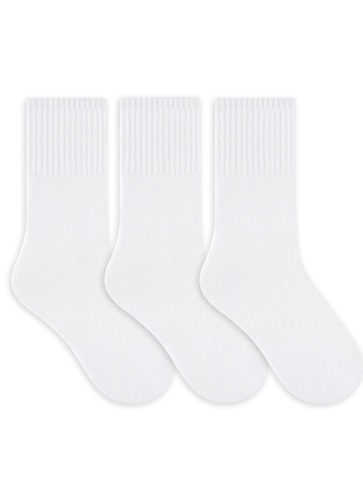 Kit Com 3 Meias Cano Longo Selene 4090-001 Branco