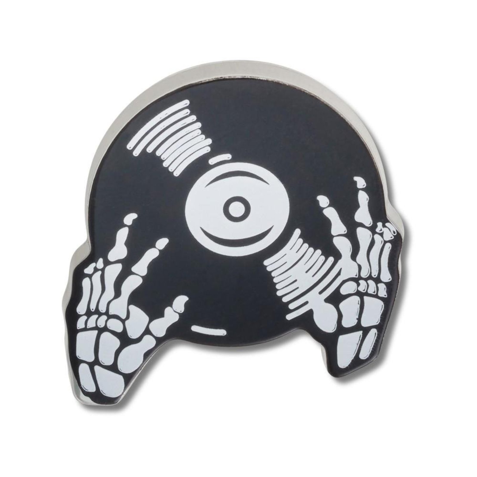 Infantil - Jibbitz™ Mãos De Esqueleto Com Disco Único Branco