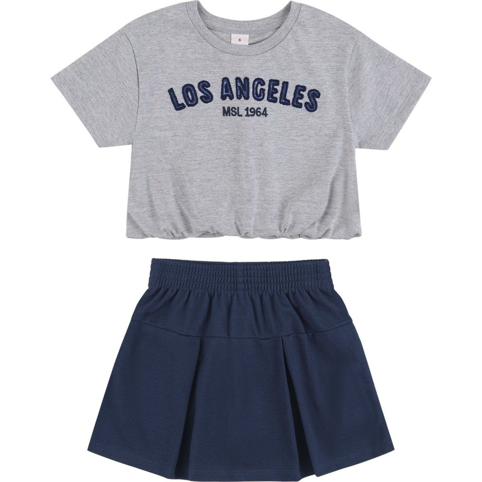 Infantil - Conjunto Curto College Menina Marisol