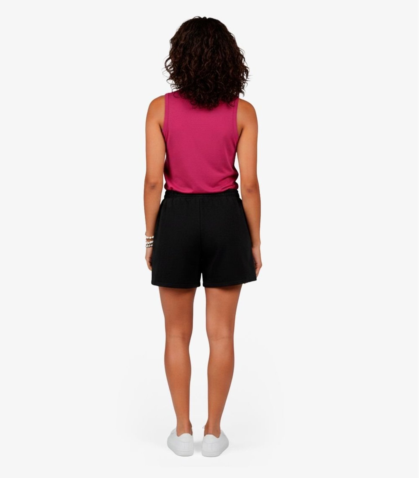 Vista 3 Shorts Feminino Em Plush Infinita Cor bege INFINITA COR bege