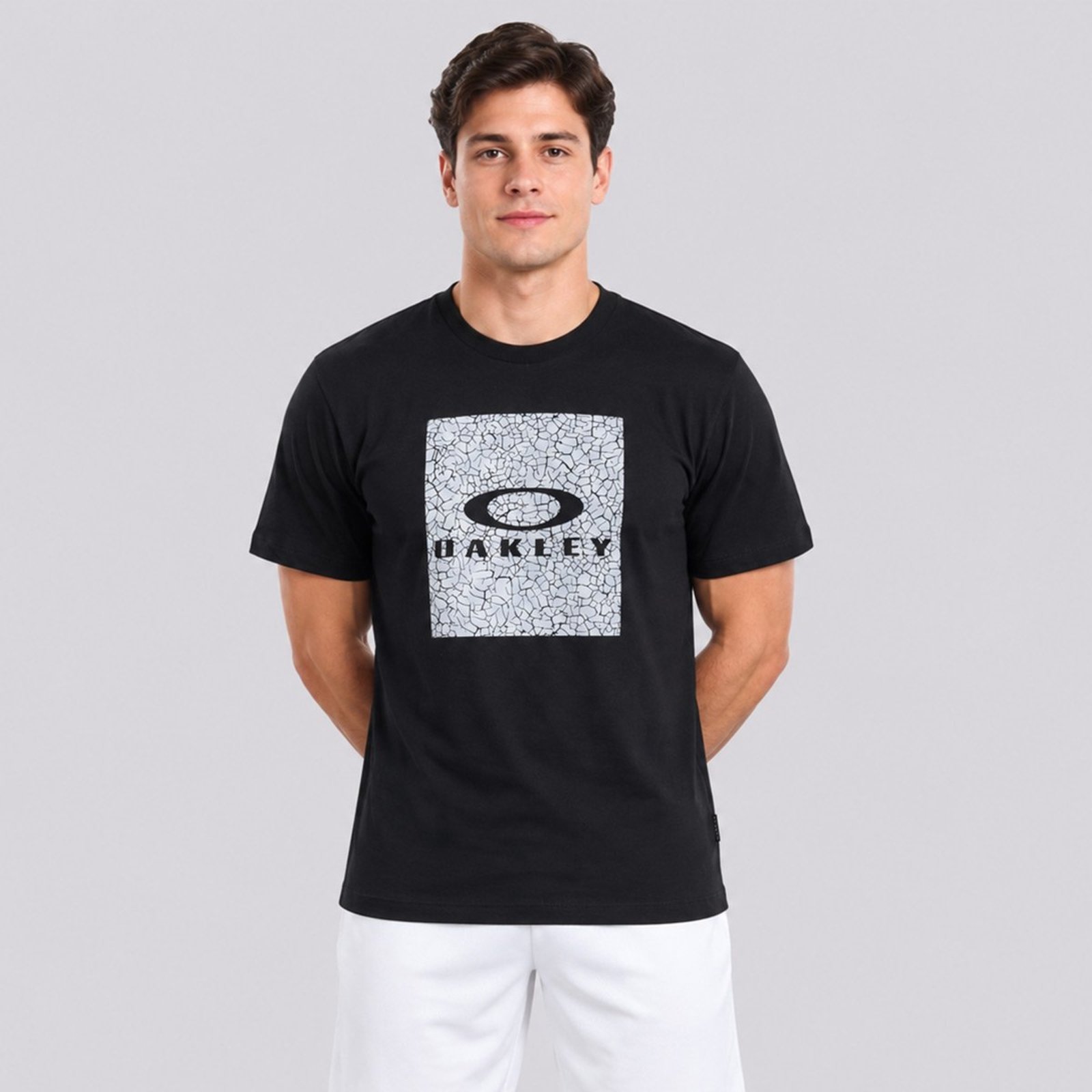 Camiseta Oakley Texture Graphic TEE Preta