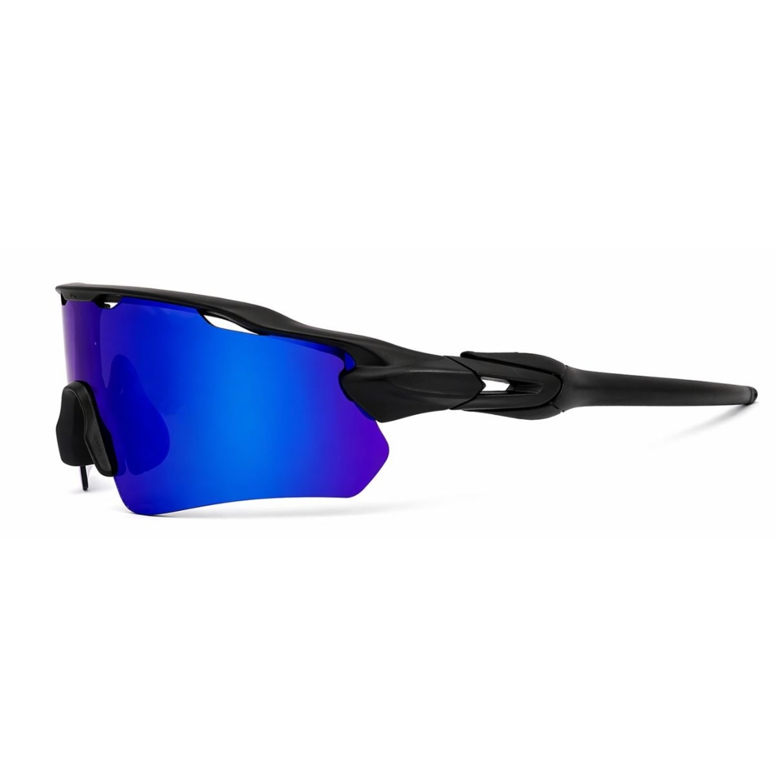 Óculos de Sol Masculino Esportivo Shield Oversized Lente UV400 Ciclista Corrida Bike