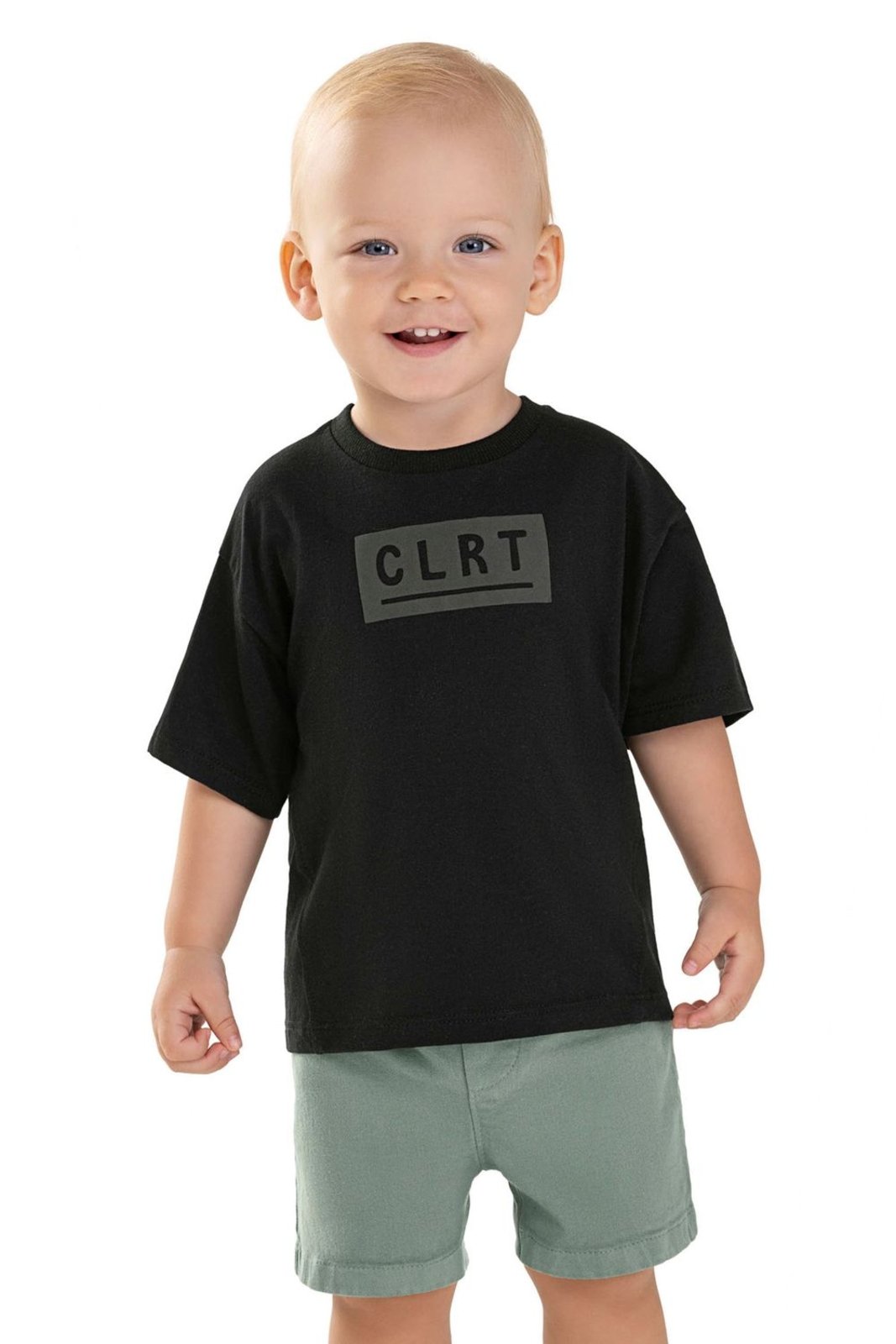 Vista 2 Infantil - Conjunto Menino Estampa Relevo Colorittá cinza Colorittá cinza