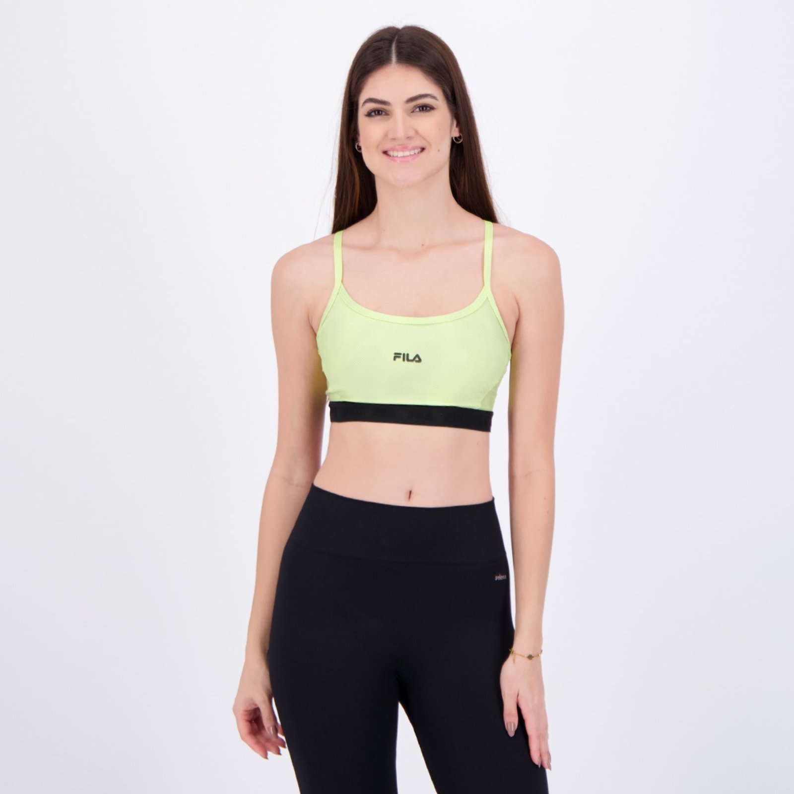 Vista 2 Top Fila Train Elastic V Feminino vermelho Fila vermelho