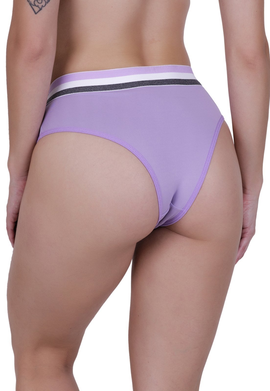 Vista 3 Kit 10 Calcinhas Femininas Microfibra Mágica Elástico Super Confortável Concept Lingerie multicolorido Concept Lingerie multicolorido