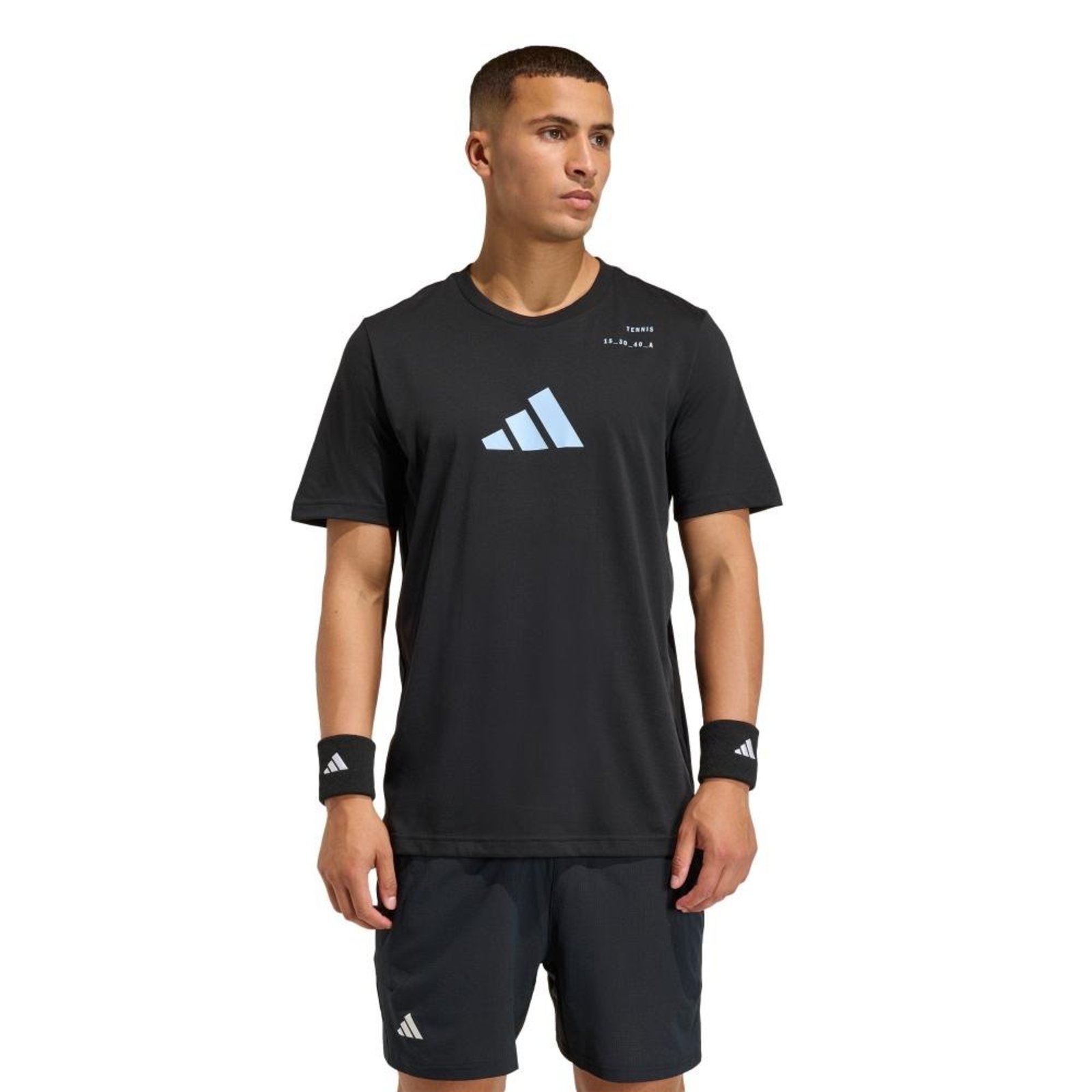 Camiseta Estampada Tennis Category Preto