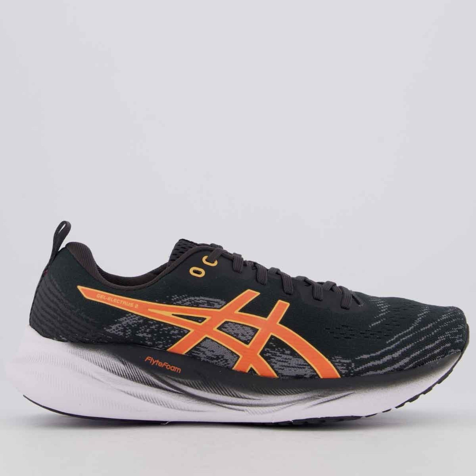Tênis Asics Gel Electrus 2 Preto e Laranja