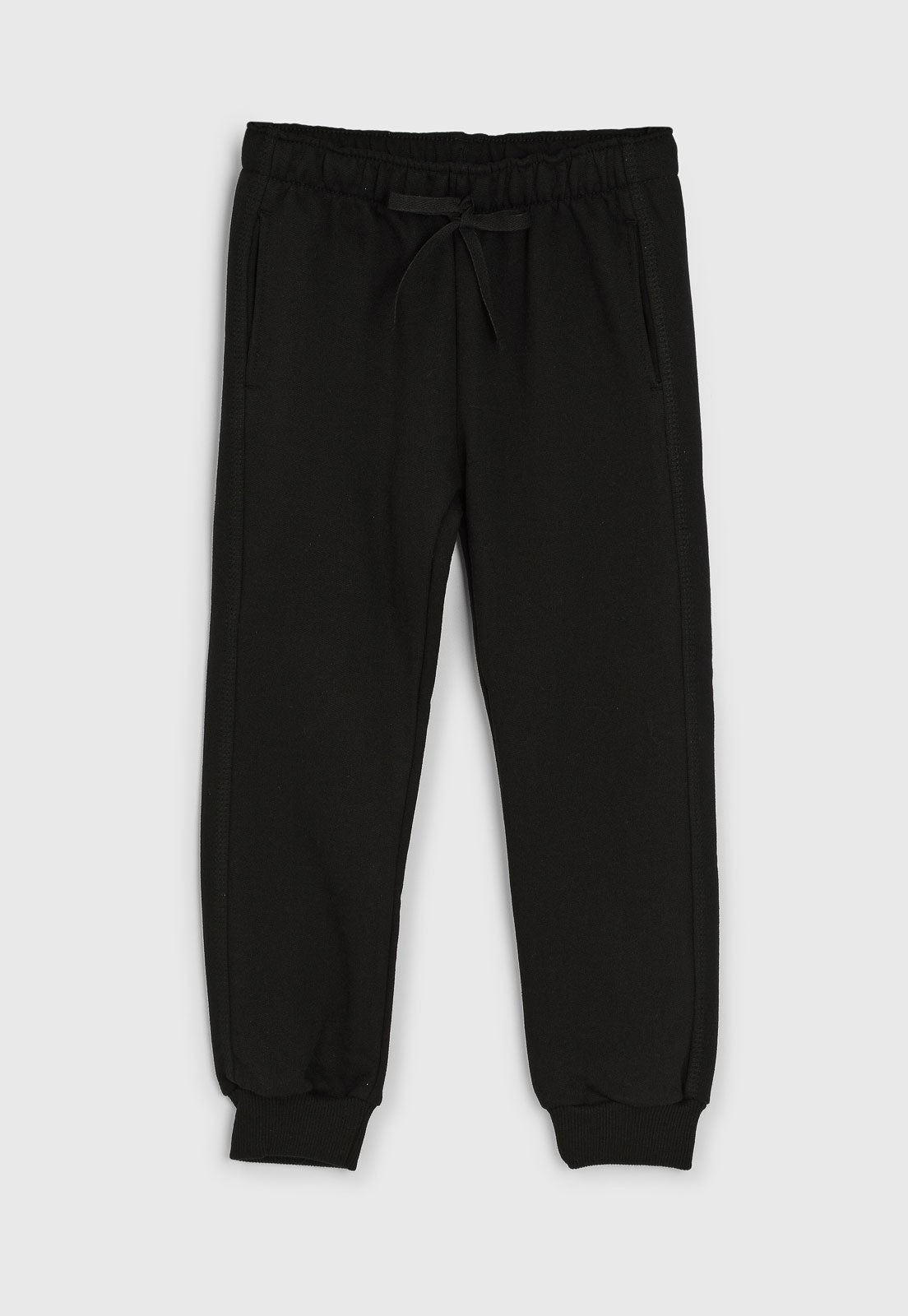 Vista 2 Infantil - Calça Hering Cós com Cordão Preta Hering Kids preto Hering Kids preto