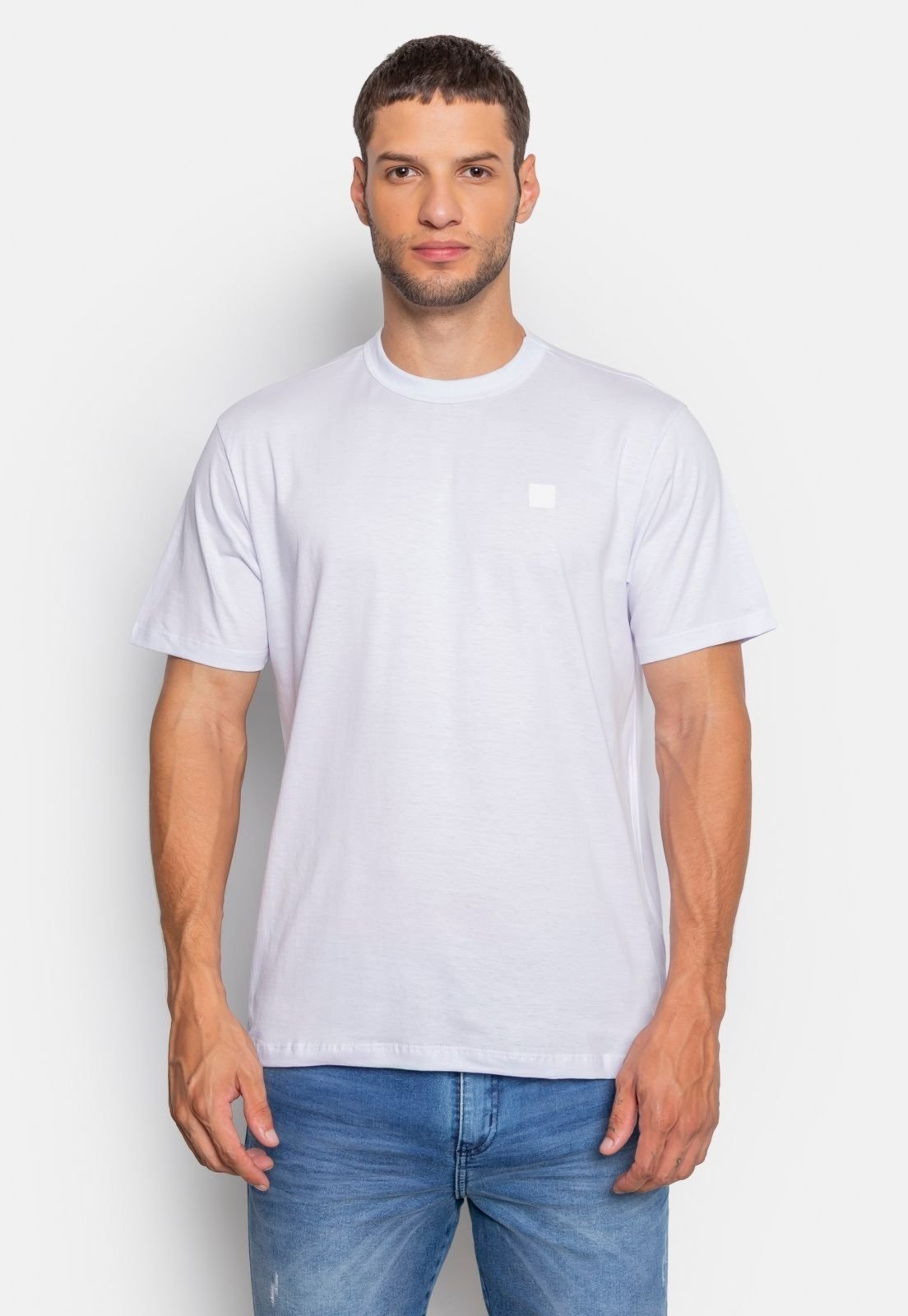Camiseta Fatal Fashion Basic Rubber Branca