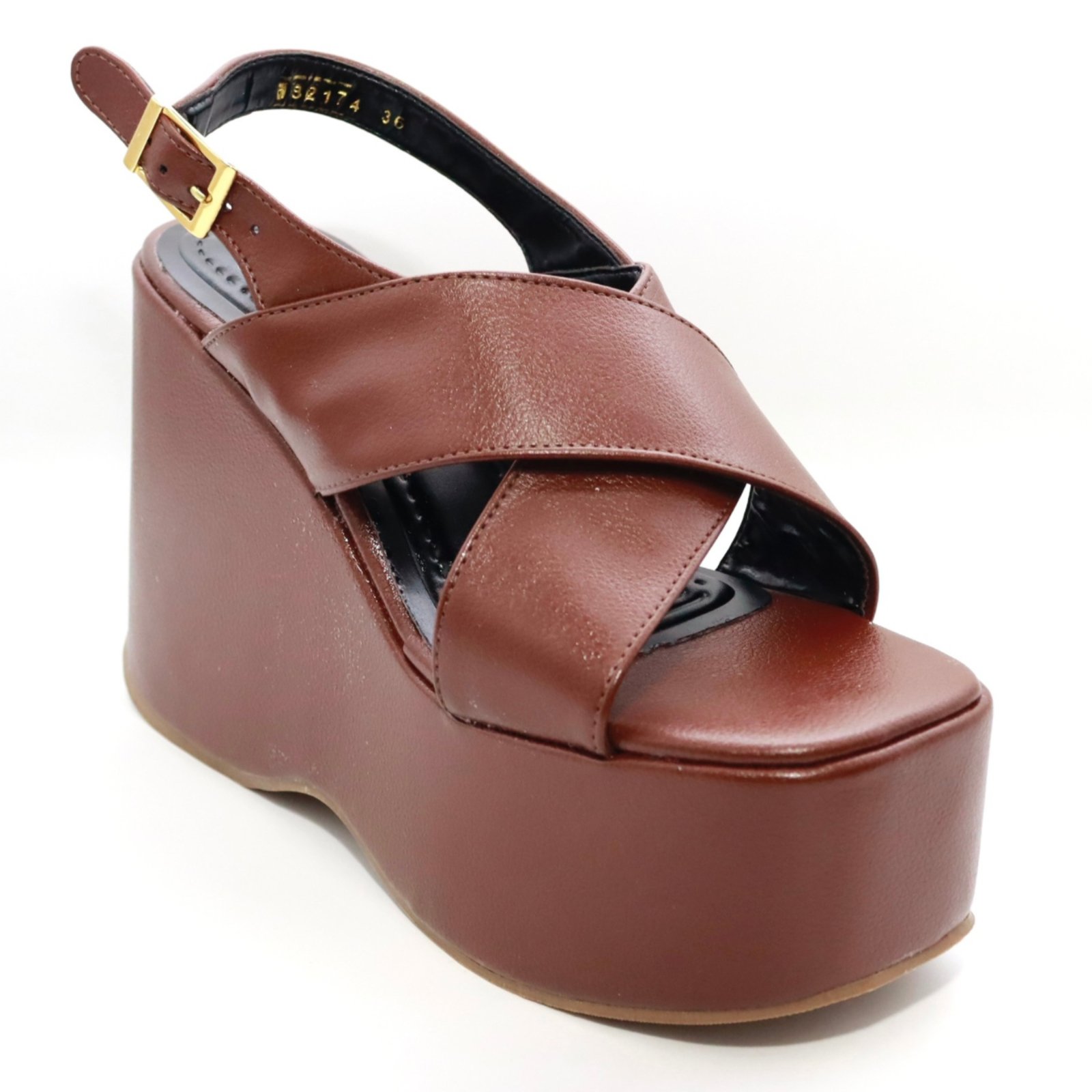 Sandália Feminino Anabela Plataforma 182174 Floter Cacau Hannah Footwear