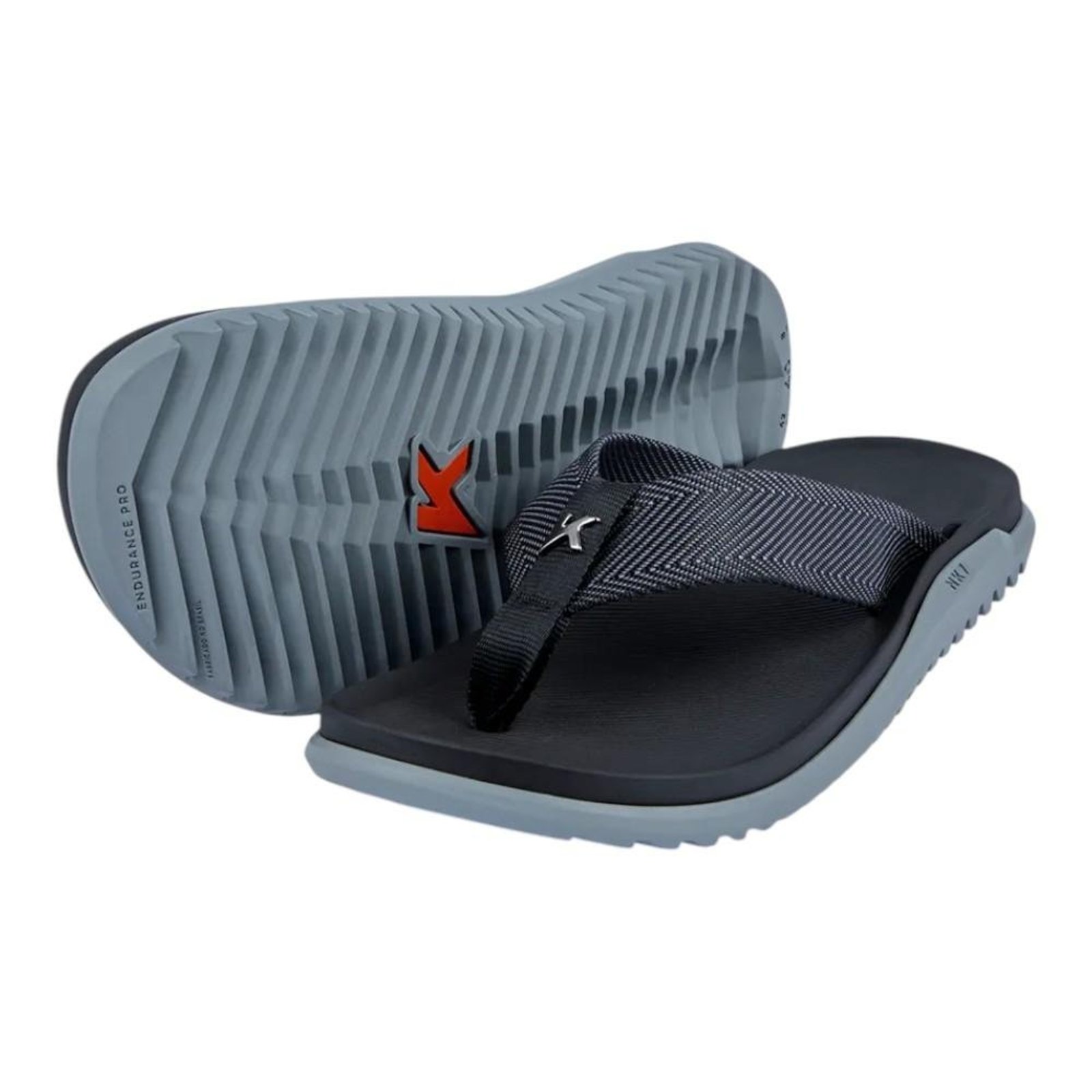 Chinelo Kenner Nk7 Masculino Preto e Cinza Preto