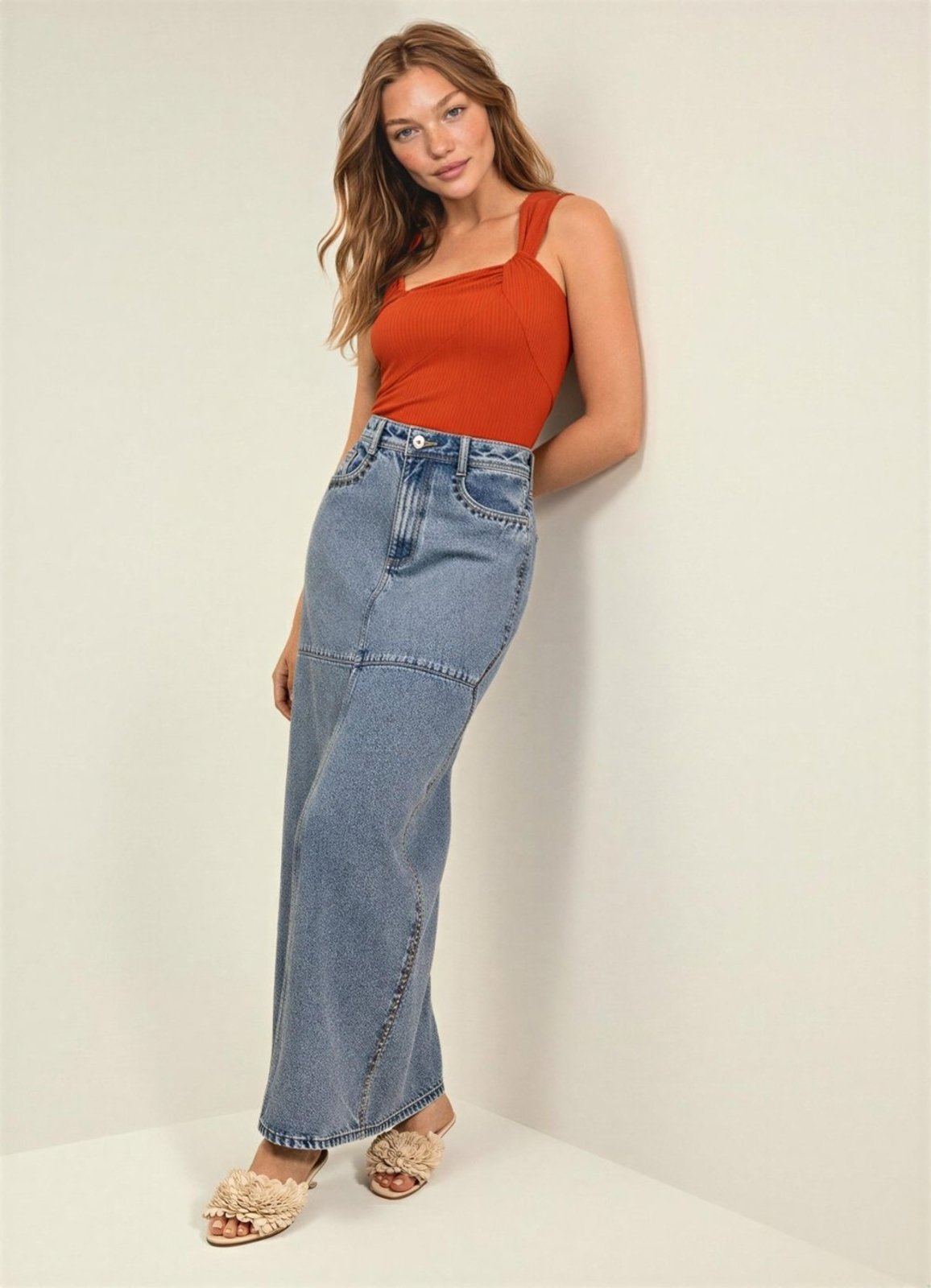 Blusa Justa Em Malha Canelada De Um Ombro Só