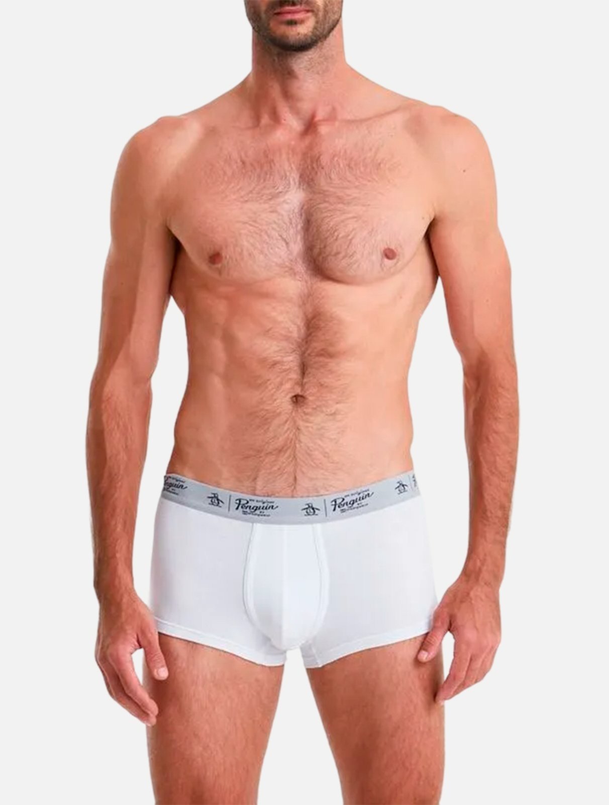 Kit Cueca Original Penguin Boxer BPUUN0001 Branca 3UN