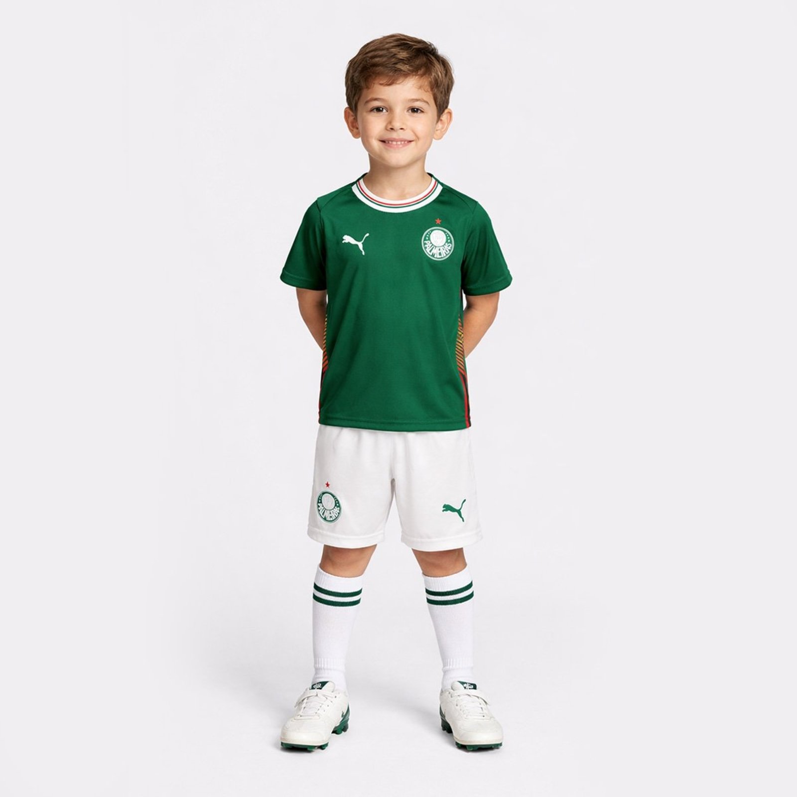 Kit Puma Palmeiras I 2026 Juvenil