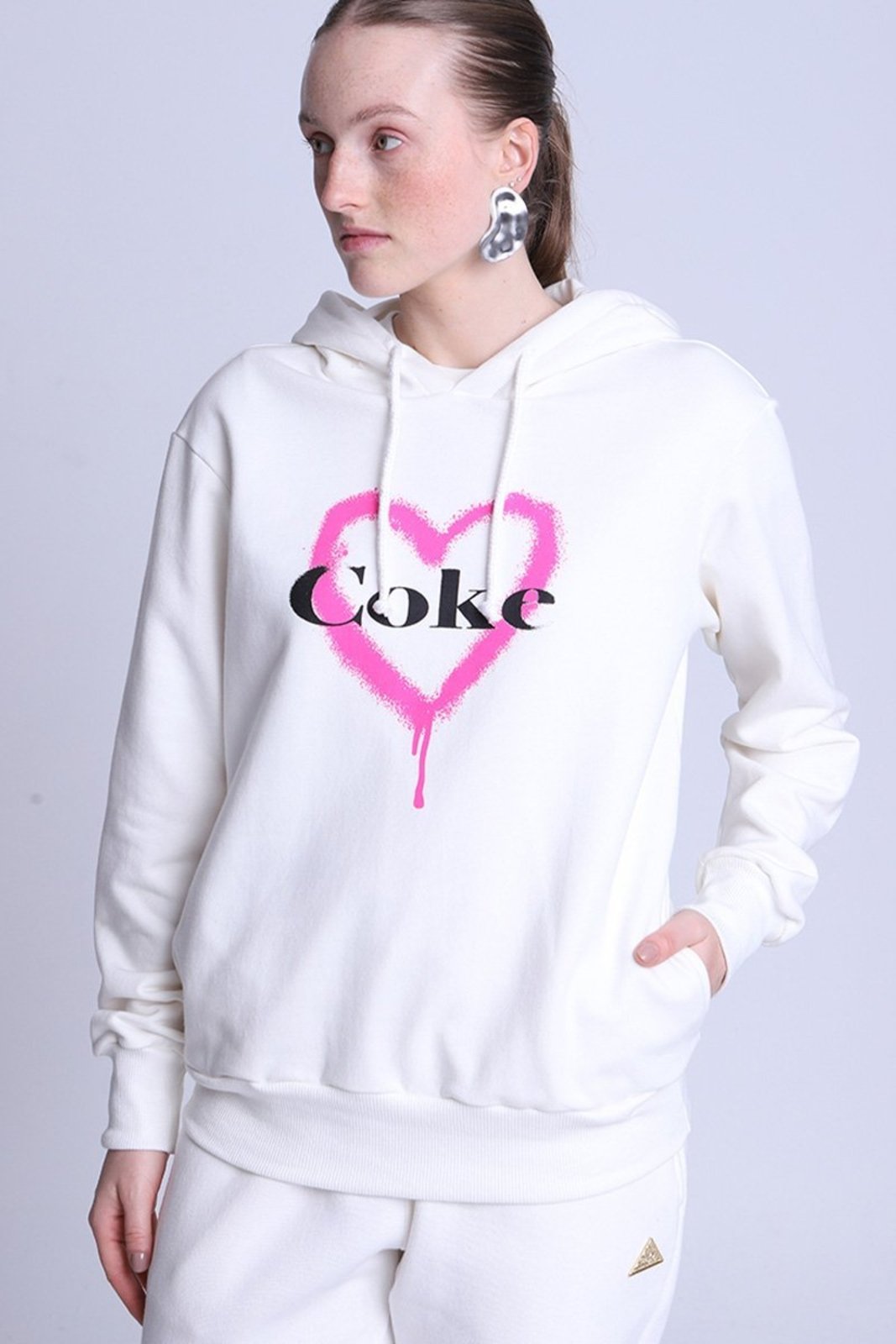 Moletom Heart Coca-Cola