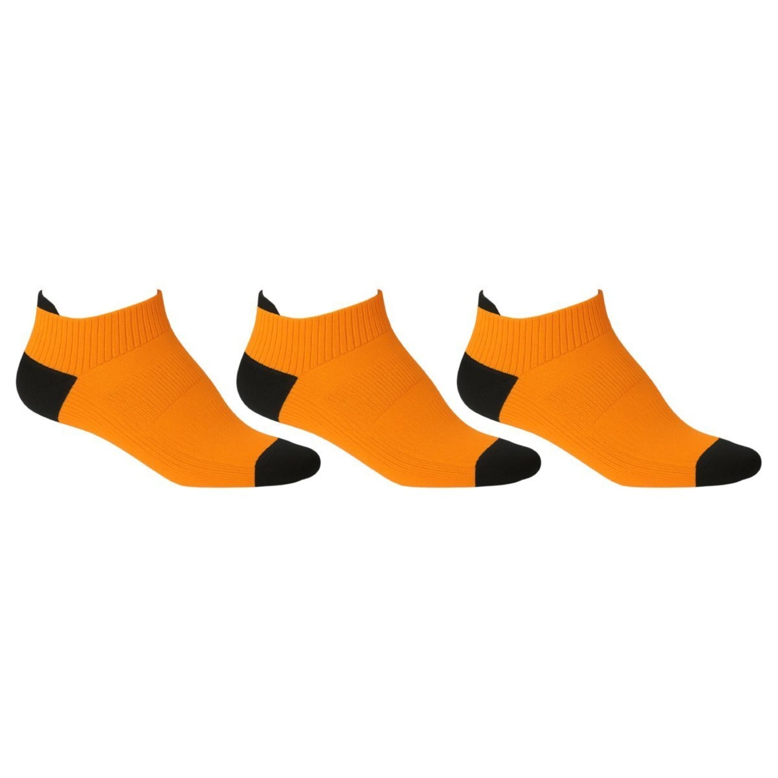 Kit 3 Pares de Meias QLC Sports Cano Curto Esportiva Laranja