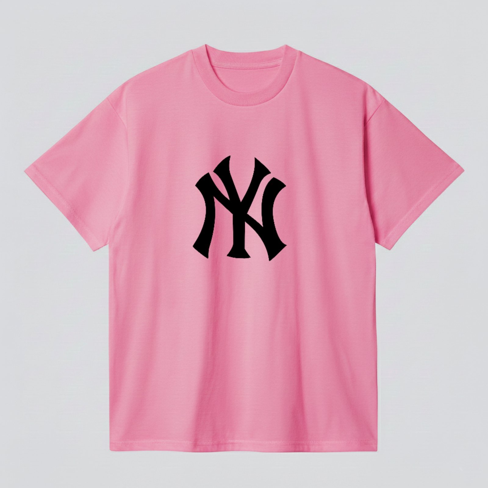 Camiseta Básica New York Style Casual Street Unissex Rosa