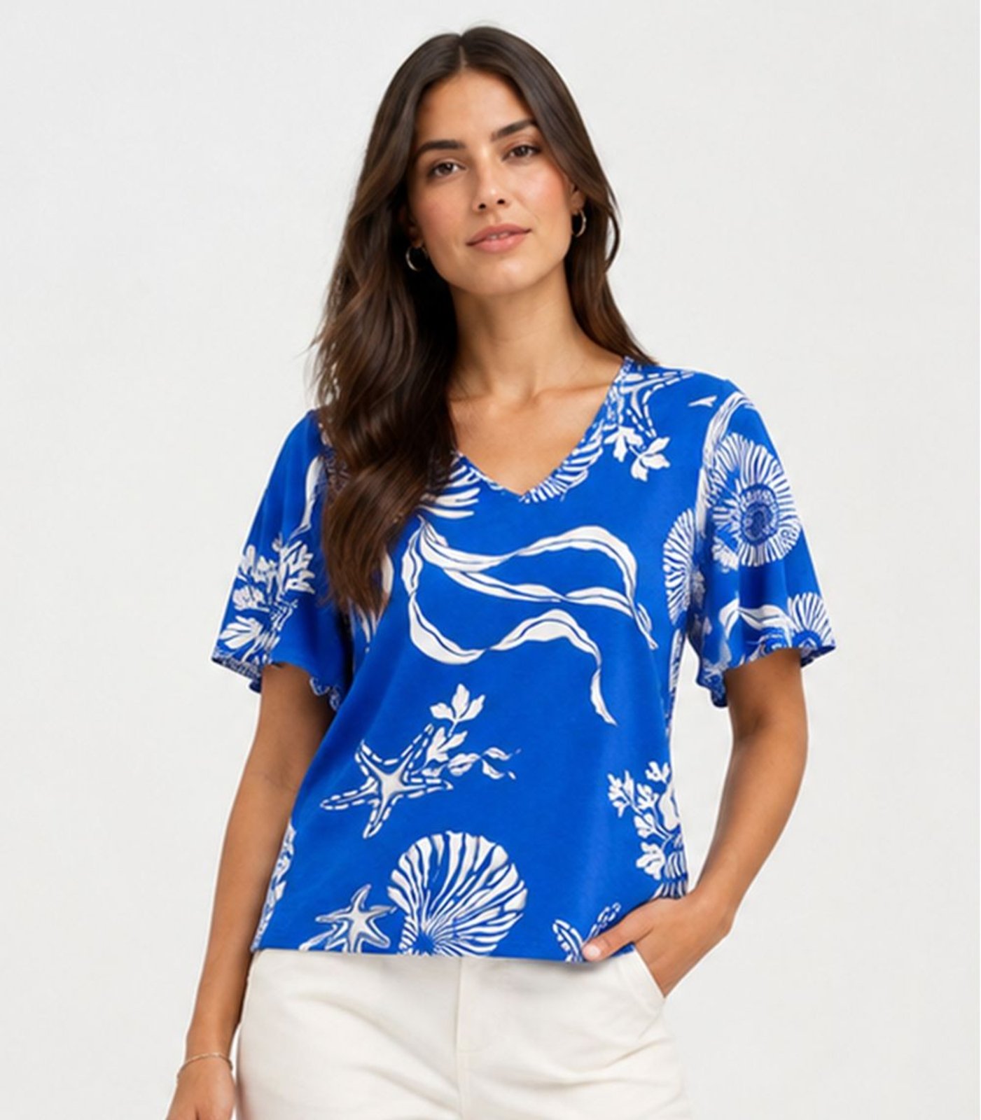 Blusa Feminina Infinita Cor Azul