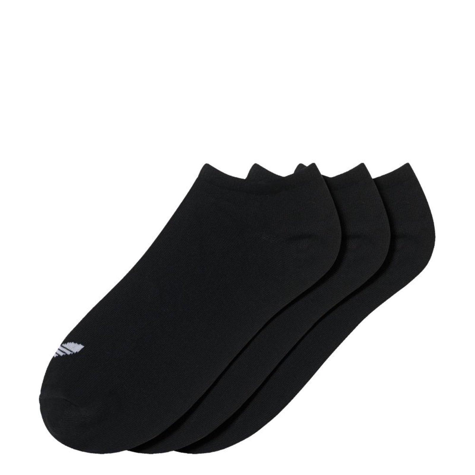 Meia Trefoil Soquete - 3 Pares (UNISSEX) adidas Originals Preto