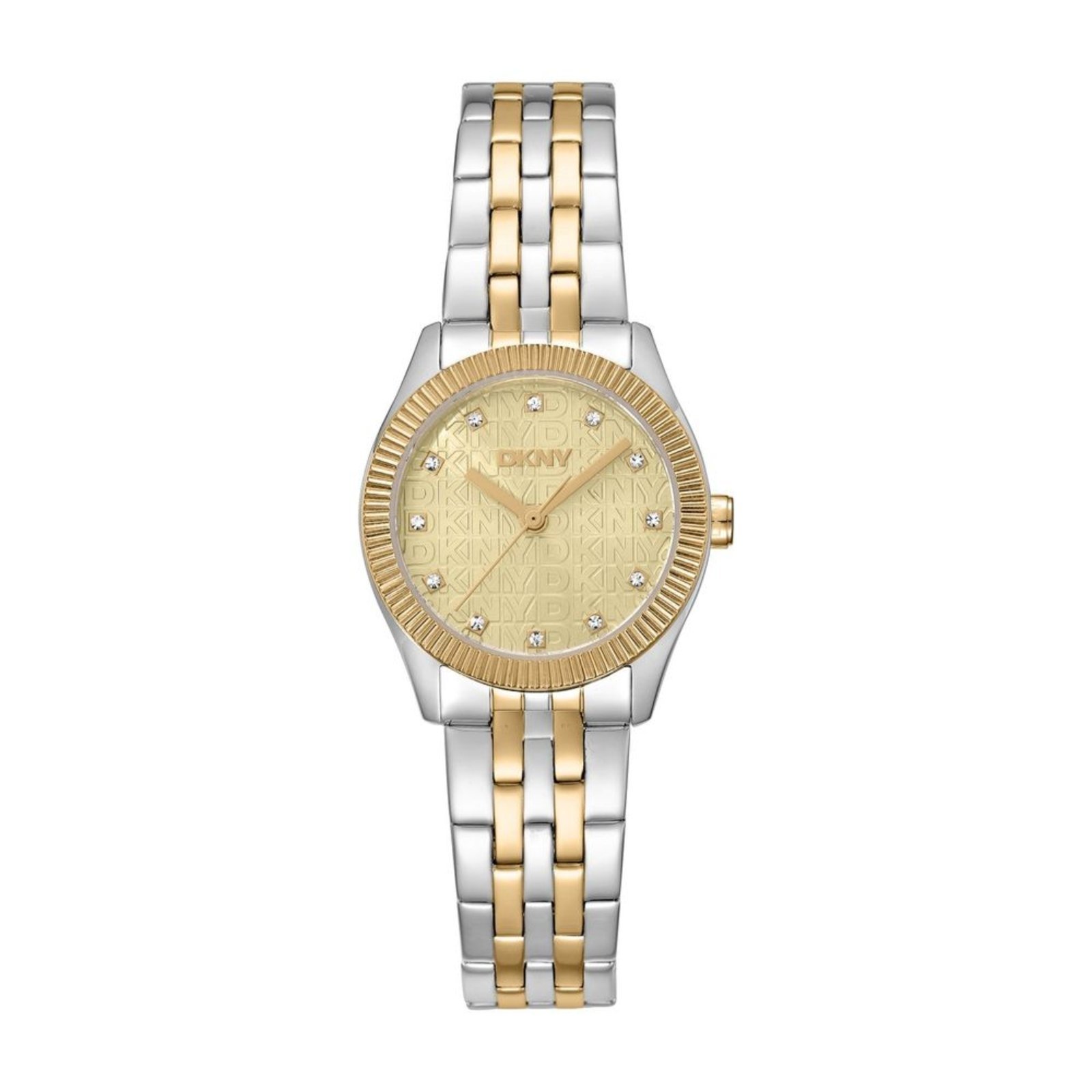 Vista 2 Relógio Feminino DKNY Crosswalk Bicolor Donna Karan prata Donna Karan prata