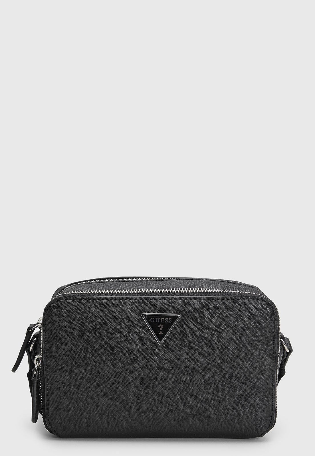 Bolsa Feminina Guess Logo Triangular Preta