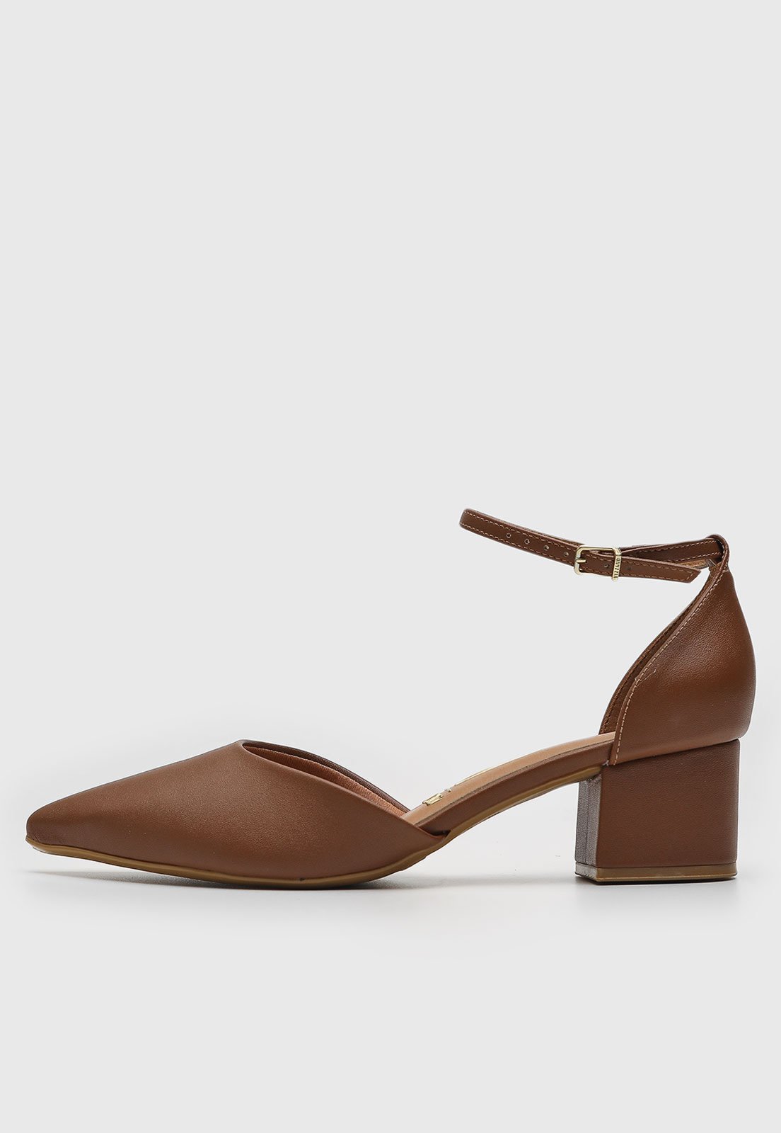Vista 2 Scarpin Slingback Vizzano Liso marrom VIZZANO marrom