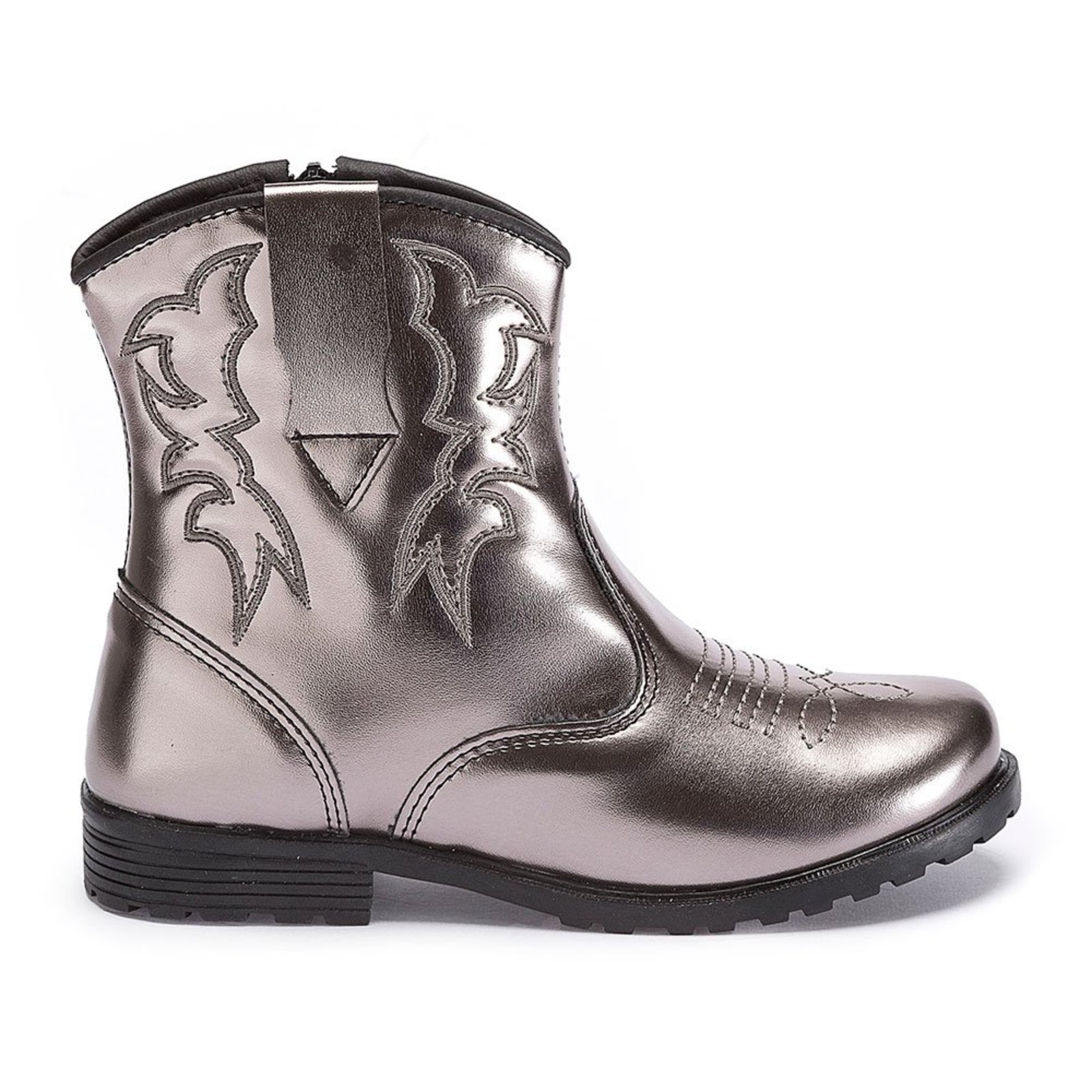 Infantil – Bota Country Texana Bordada Fashion Metalizada Pequito