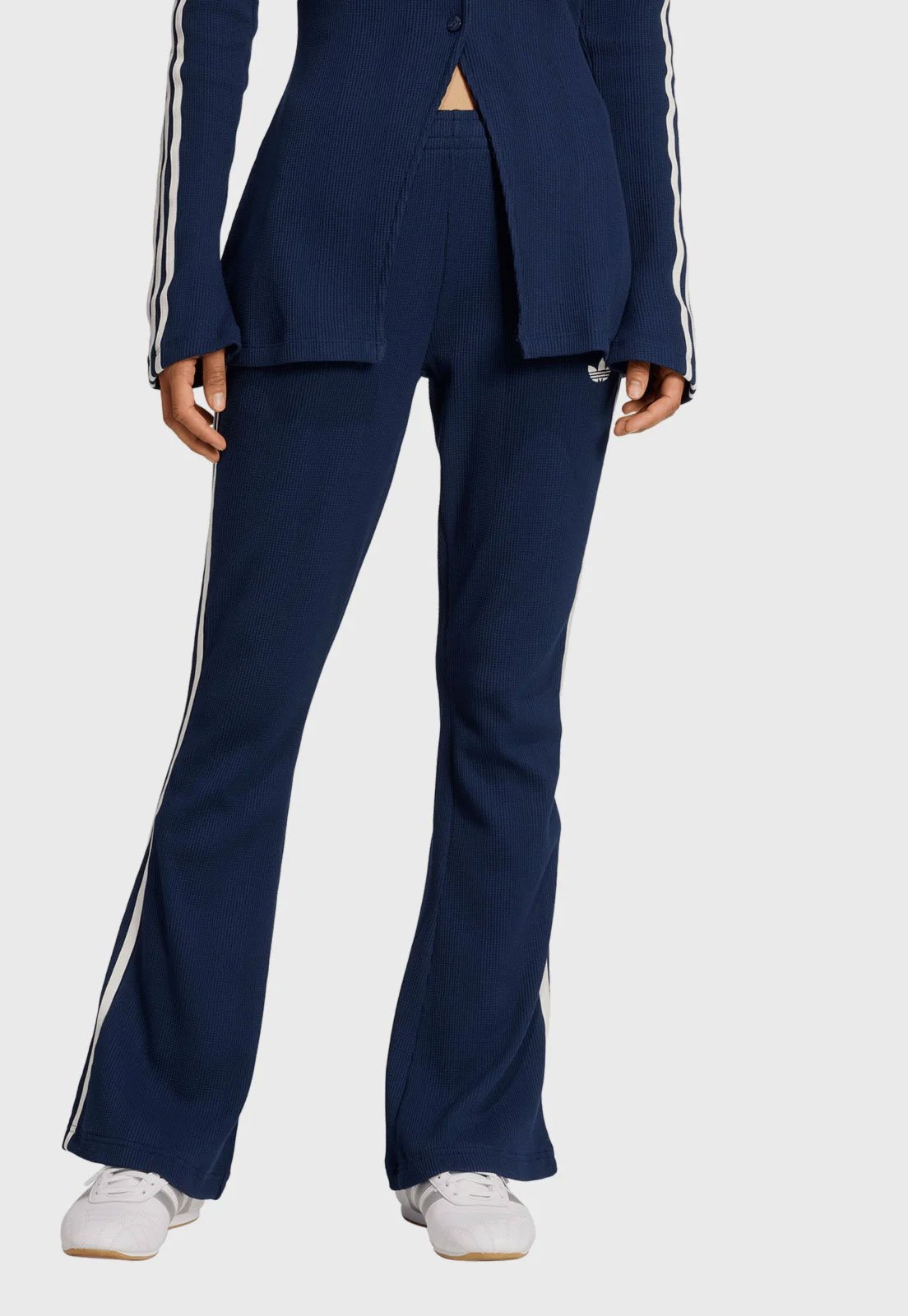 Calça Feminina adidas Originals Waffle Azul Marinho
