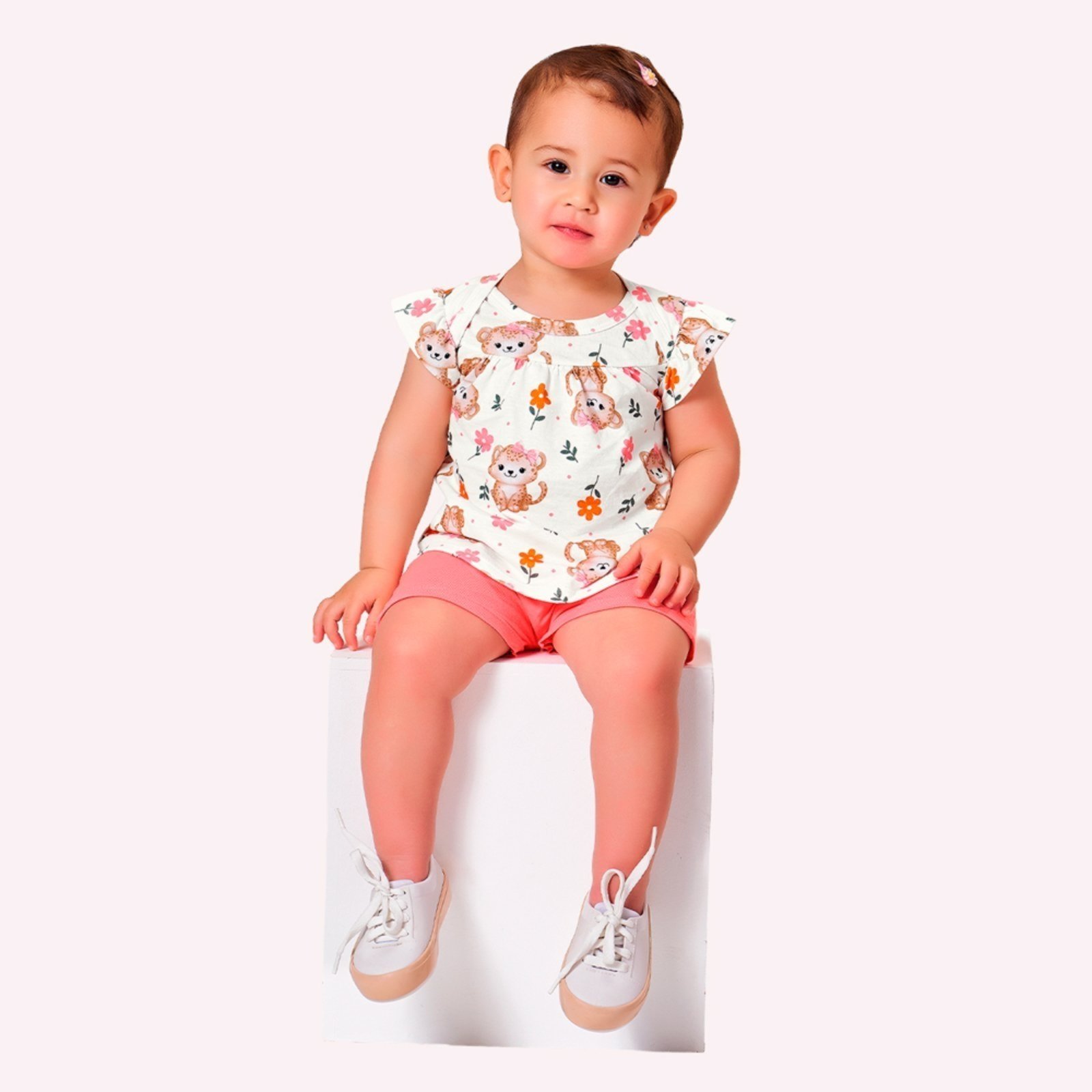 Infantil - Conjunto Menina Onças Kyly