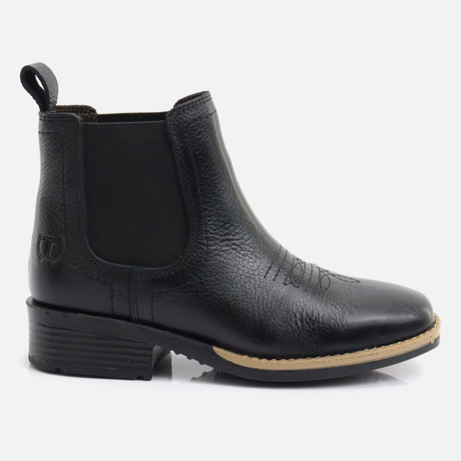 Botina Tito Borges Linha Premium Bota Country Conforto e Estilo Preto