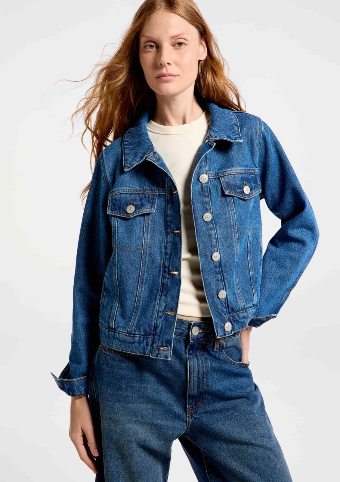 Jaqueta Jeans Feminina Hering