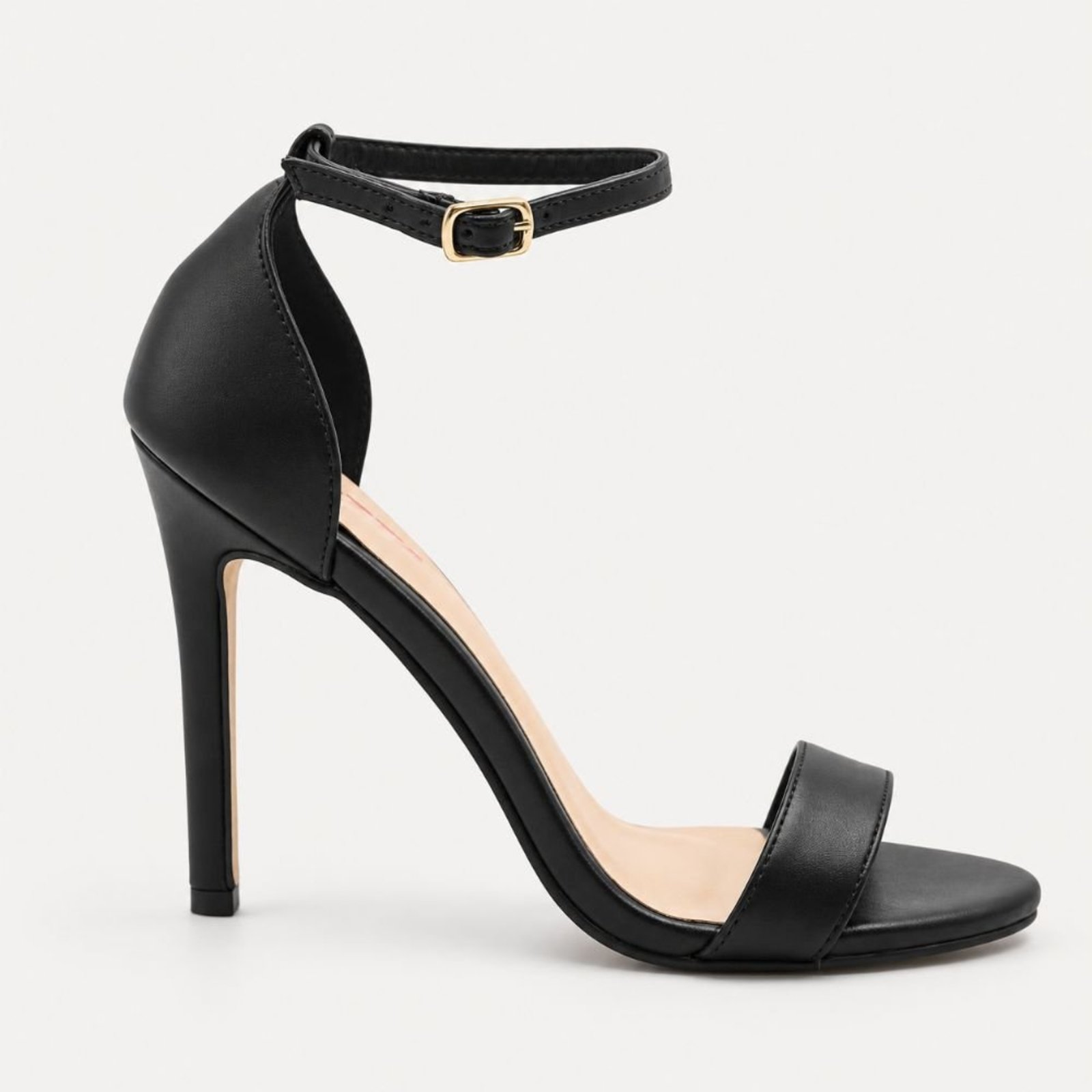 Sandalia Zatta Salto Fino Maya Preto Napa