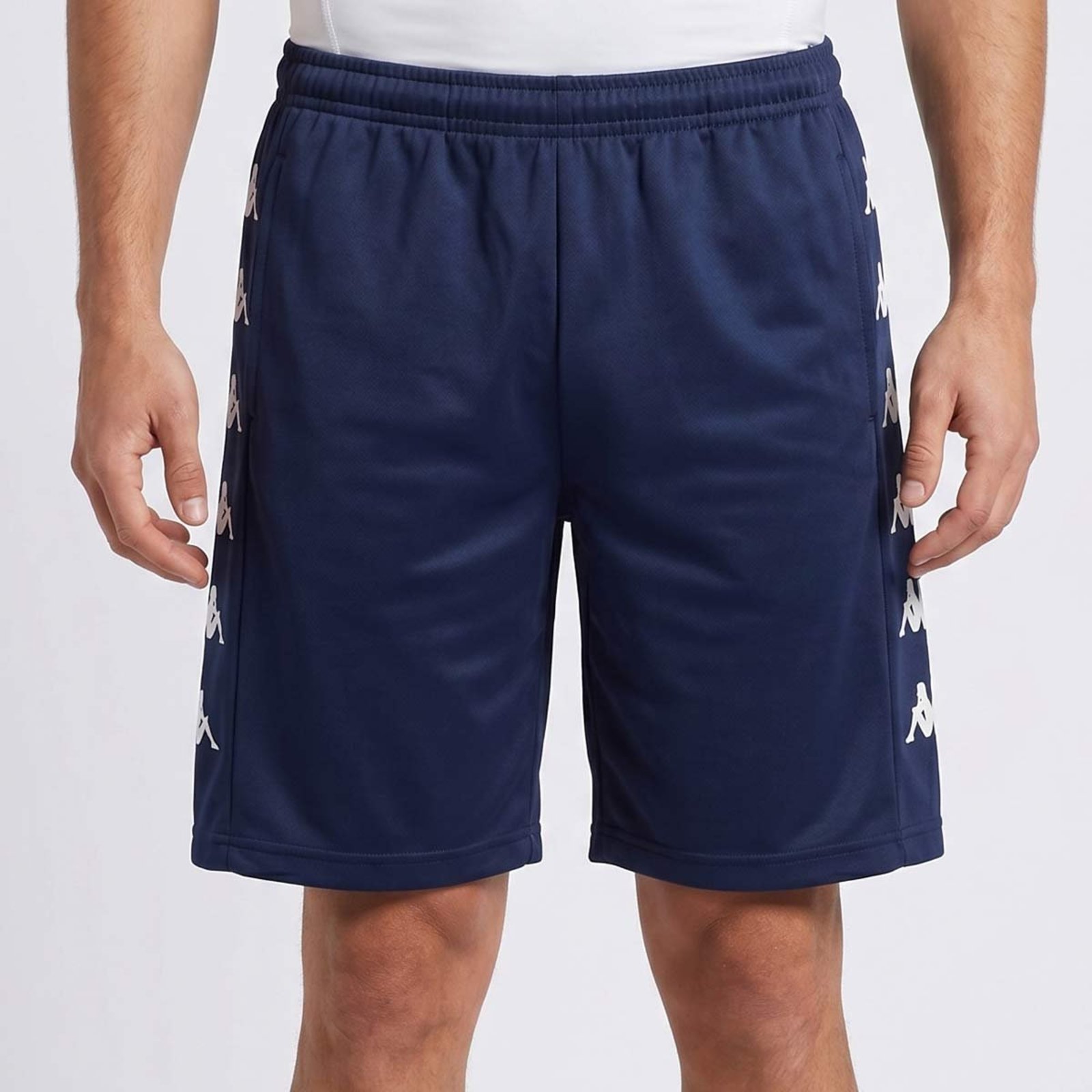 Bermuda Kappa Long Com Bolso Marinho